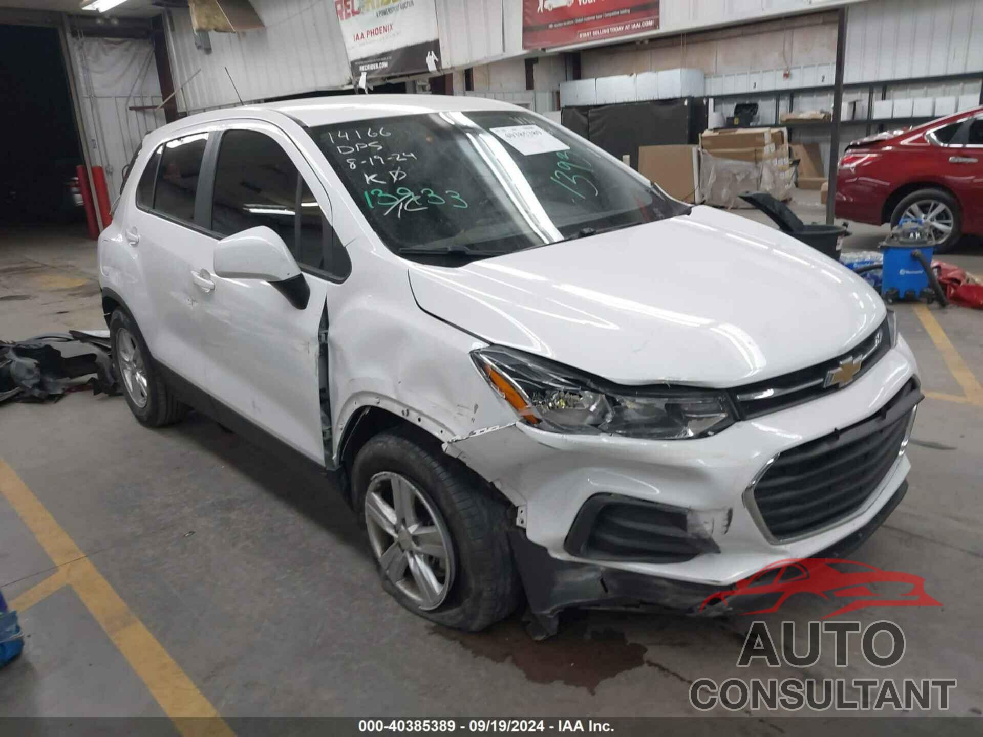 CHEVROLET TRAX 2020 - KL7CJKSB0LB051461