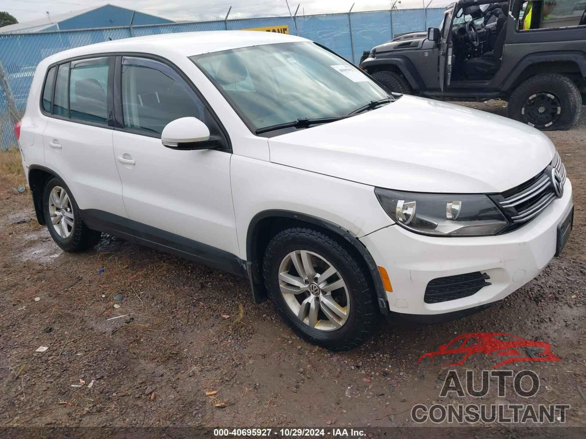 VOLKSWAGEN TIGUAN 2012 - WVGBV7AX5CW565694