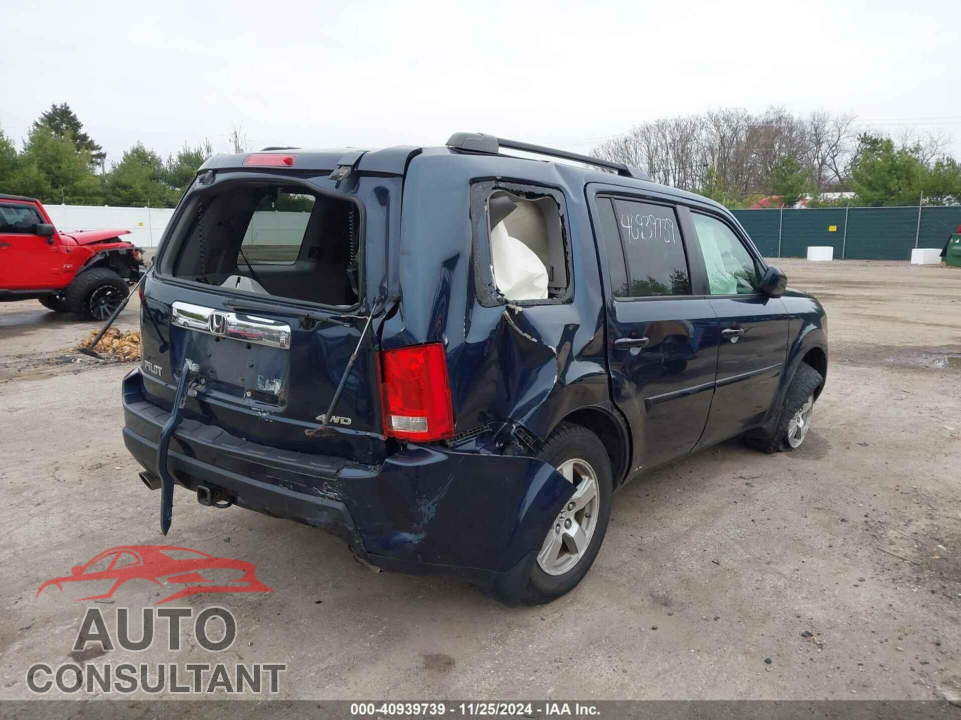HONDA PILOT 2009 - 5FNYF48679B019905