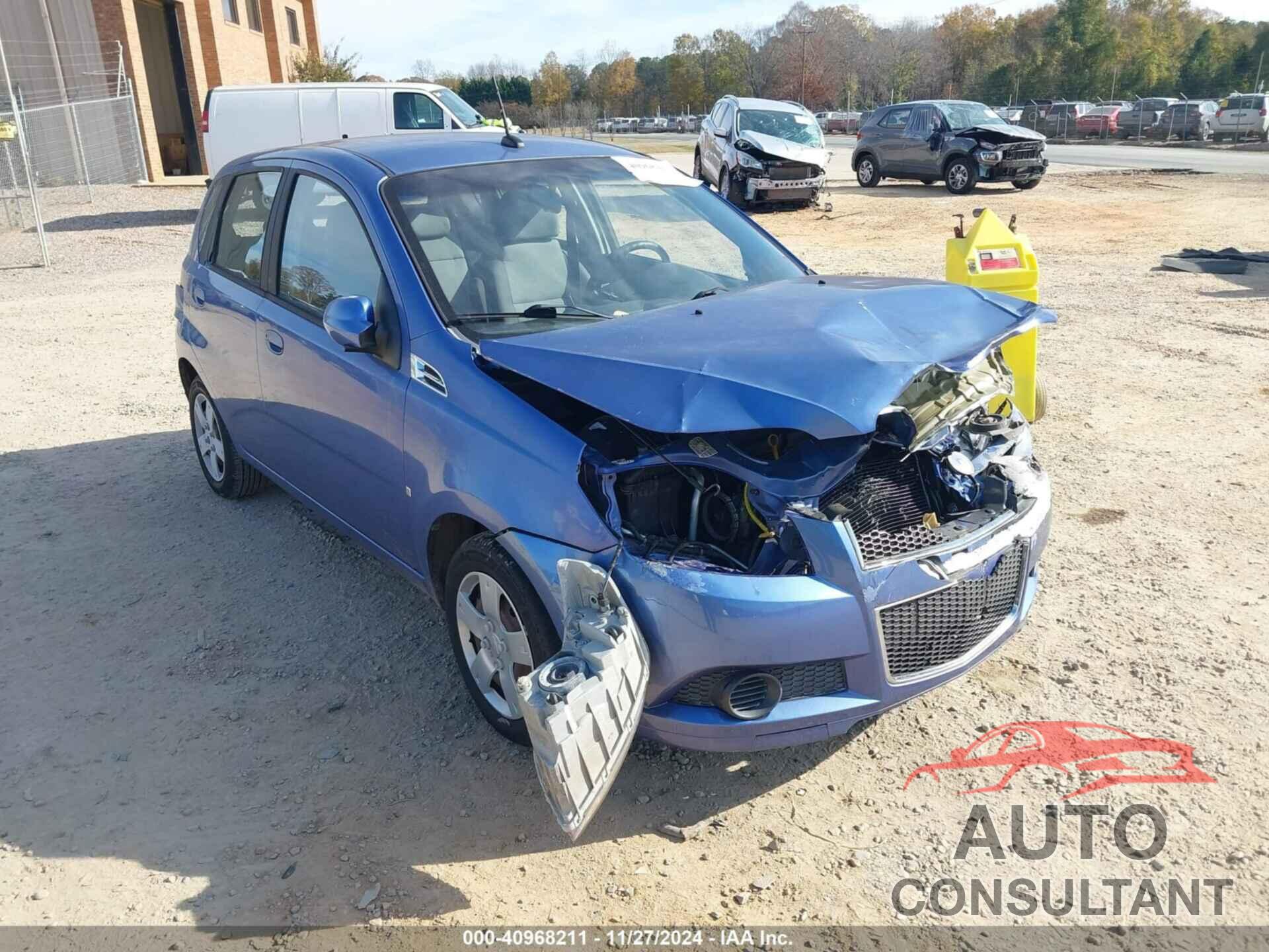 CHEVROLET AVEO 2009 - KL1TD66E69B316132