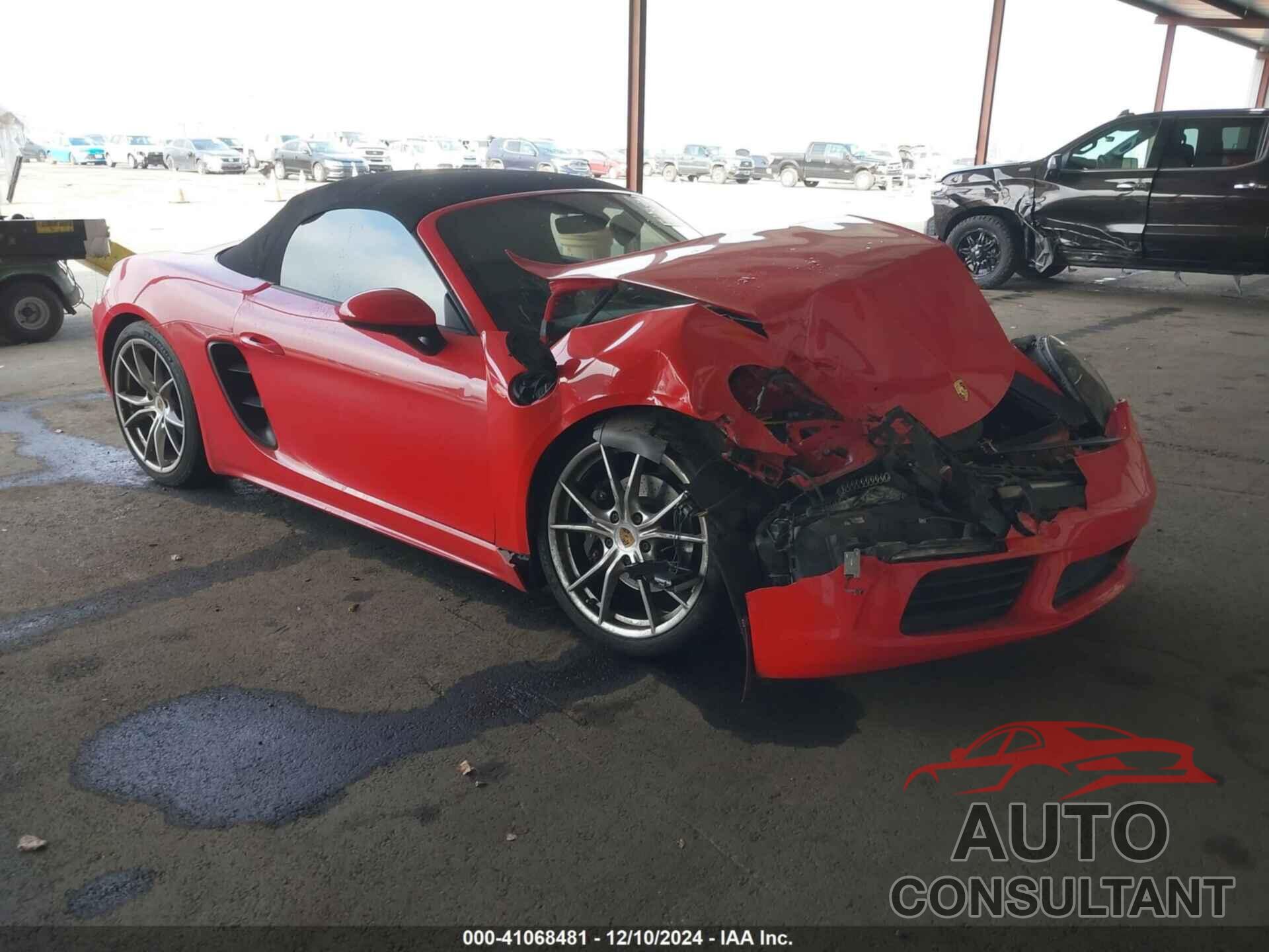 PORSCHE 718 BOXSTER 2019 - WP0CA2A84KS210831