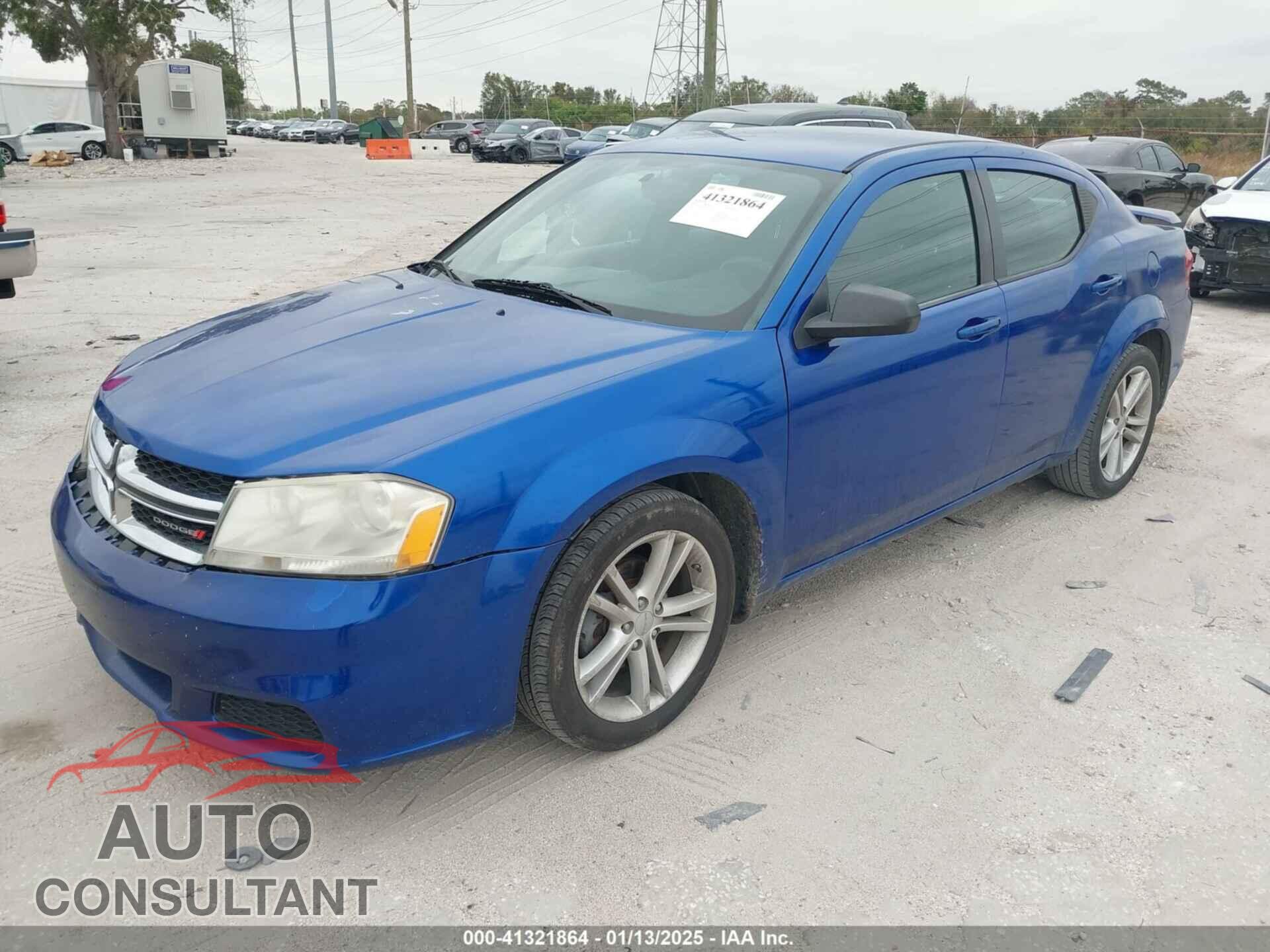 DODGE AVENGER 2012 - 1C3CDZAG9CN314159