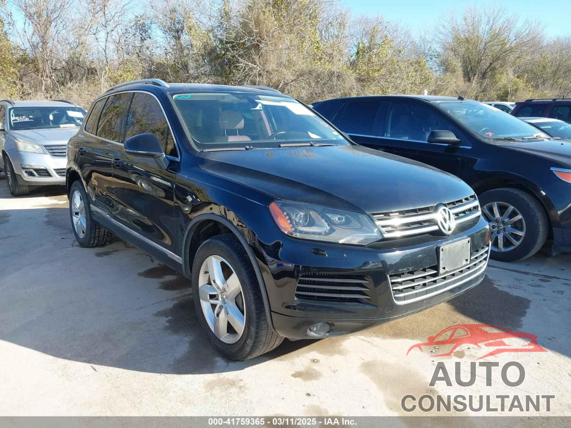 VOLKSWAGEN TOUAREG 2013 - WVGEP9BP0DD007895