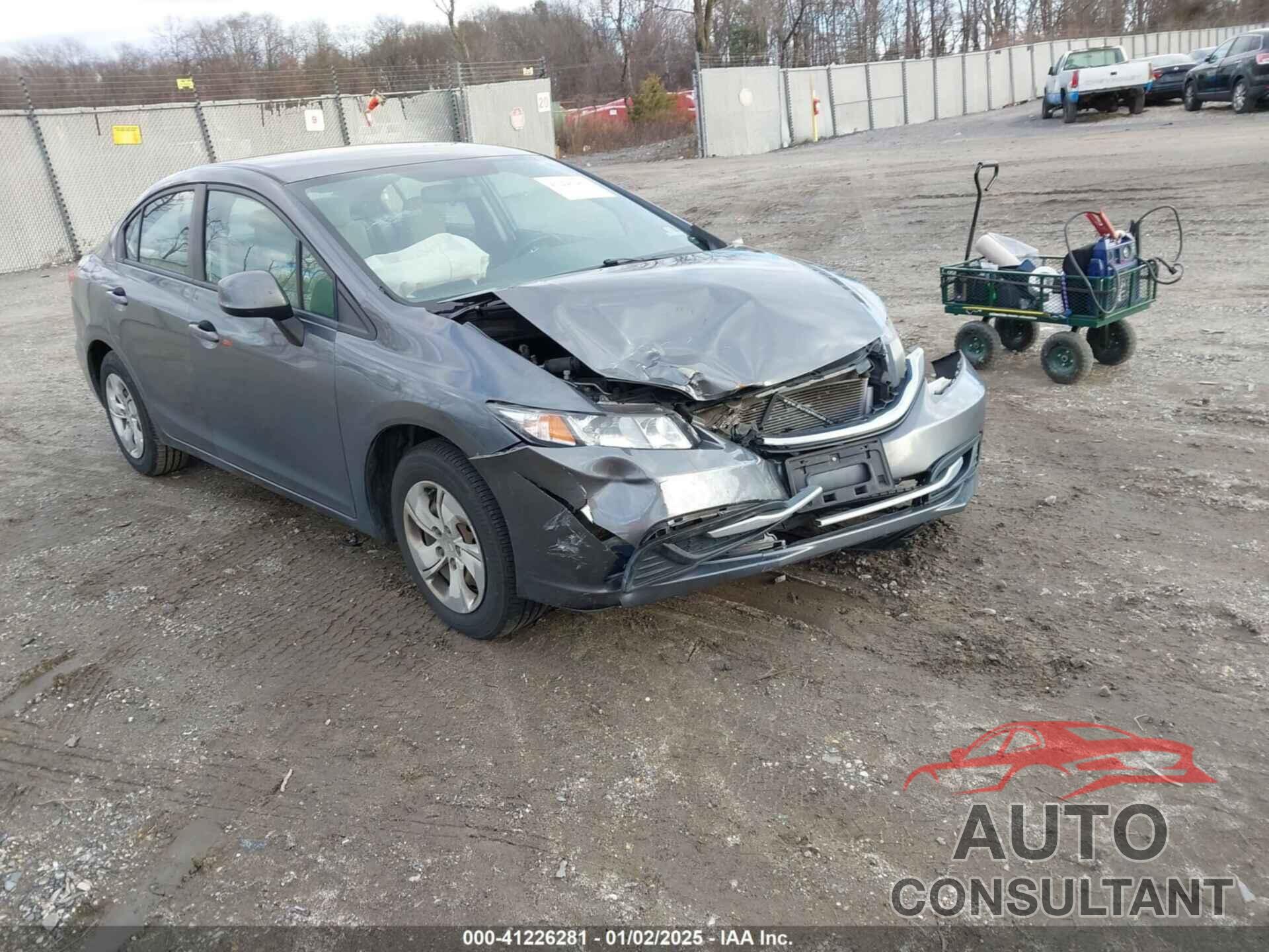 HONDA CIVIC 2013 - 19XFB2F54DE225988