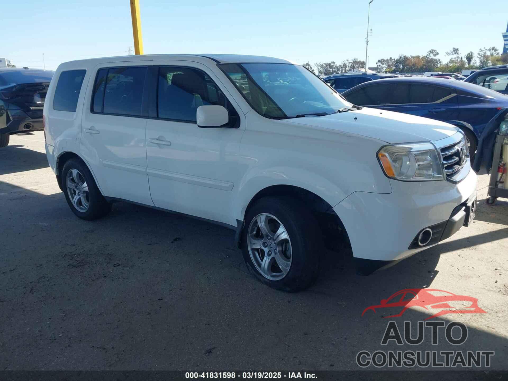 HONDA PILOT 2013 - 5FNYF3H51DB013964