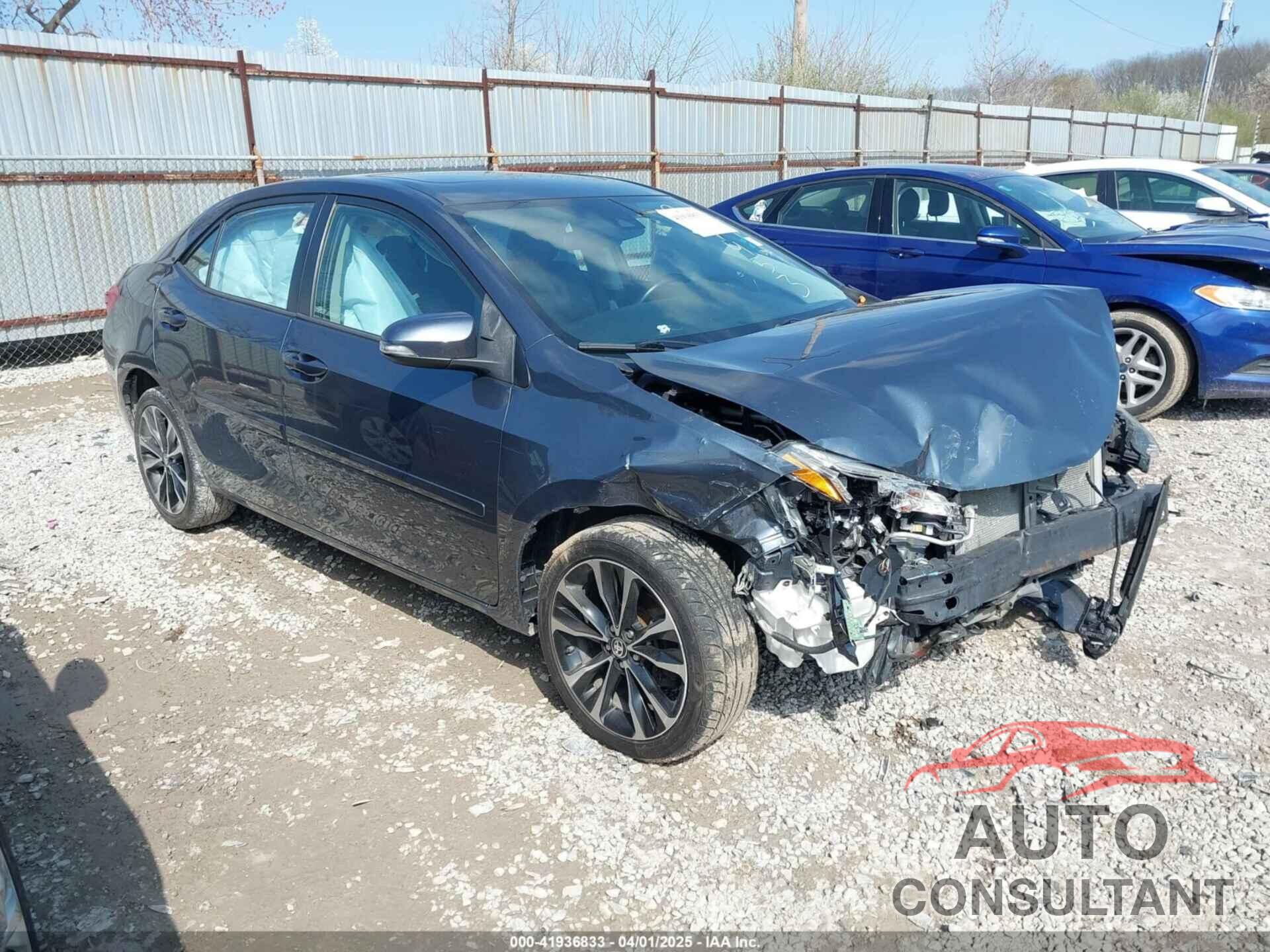 TOYOTA COROLLA 2017 - 2T1BURHE3HC961453
