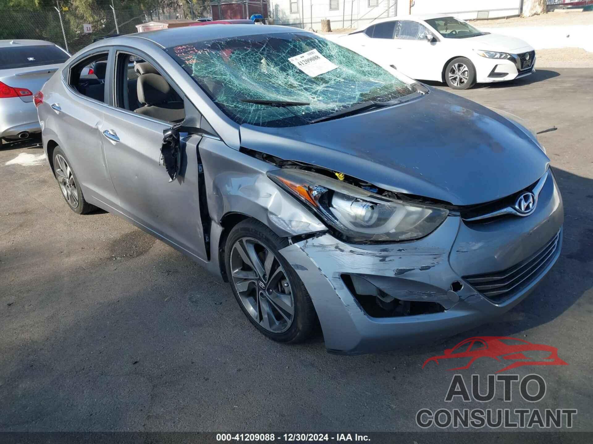 HYUNDAI ELANTRA 2014 - KMHDH4AEXEU061461