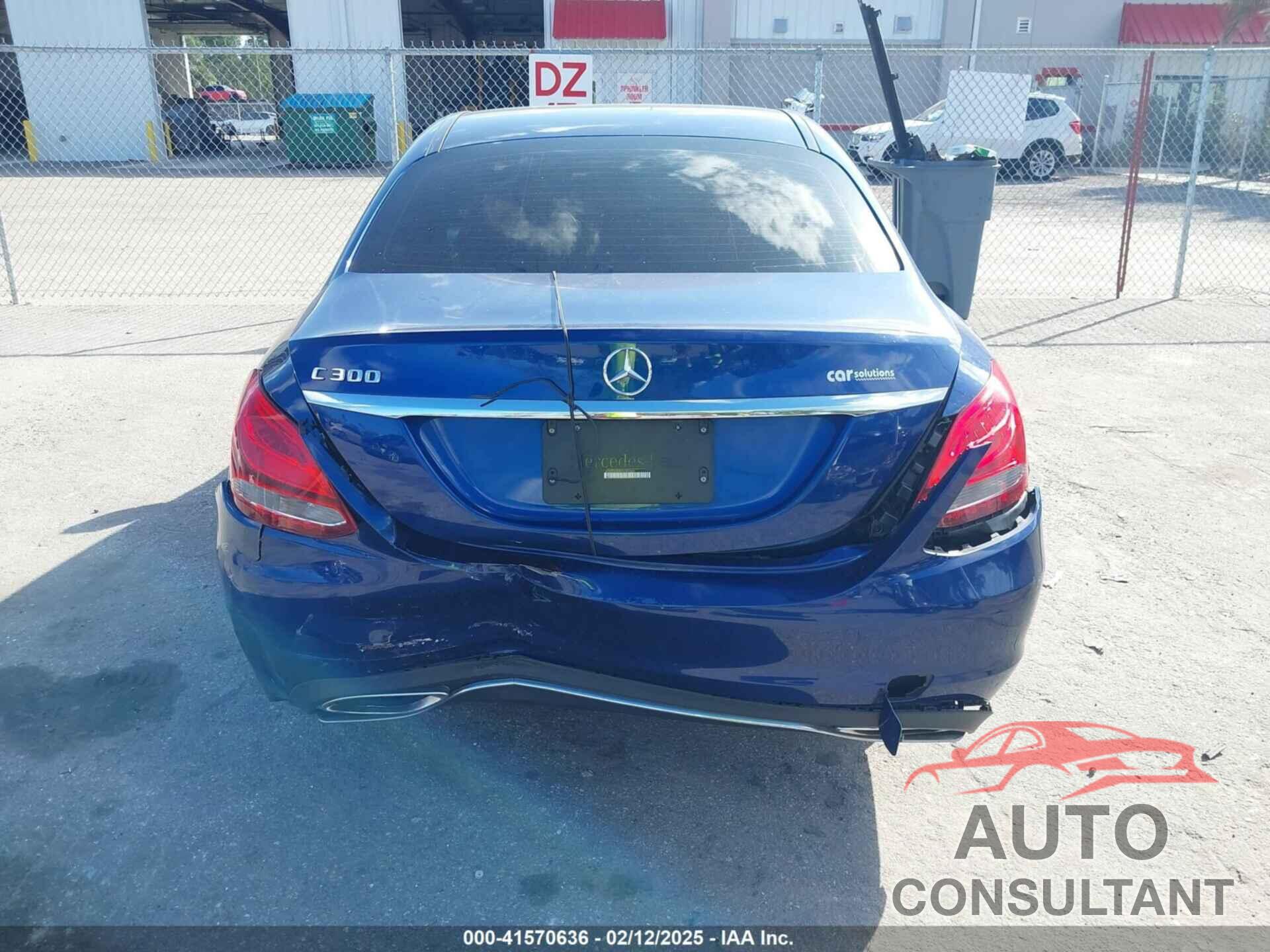 MERCEDES-BENZ C 300 2017 - 55SWF4JB3HU187584
