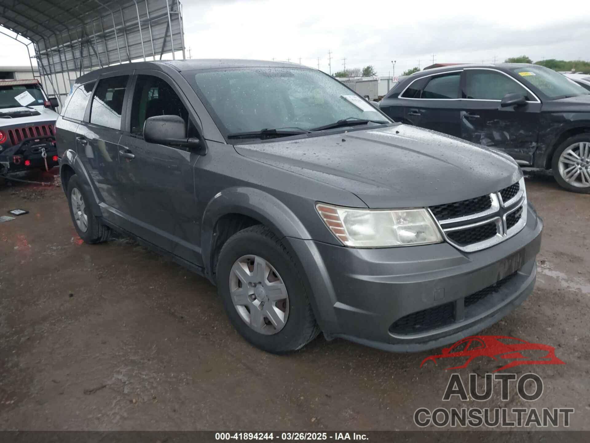 DODGE JOURNEY 2012 - 3C4PDCAB4CT390452
