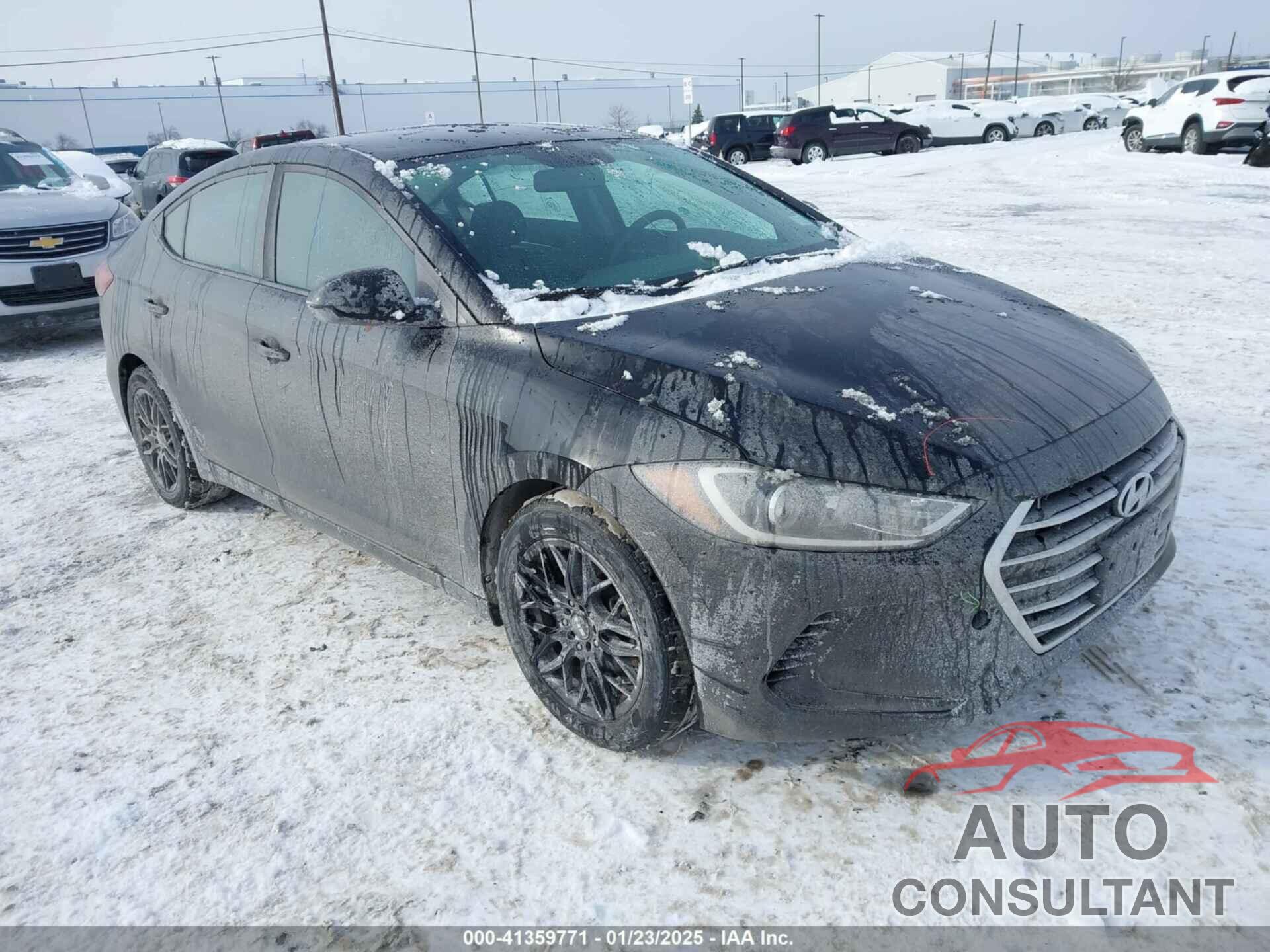 HYUNDAI ELANTRA 2018 - KMHD74LF0JU489493