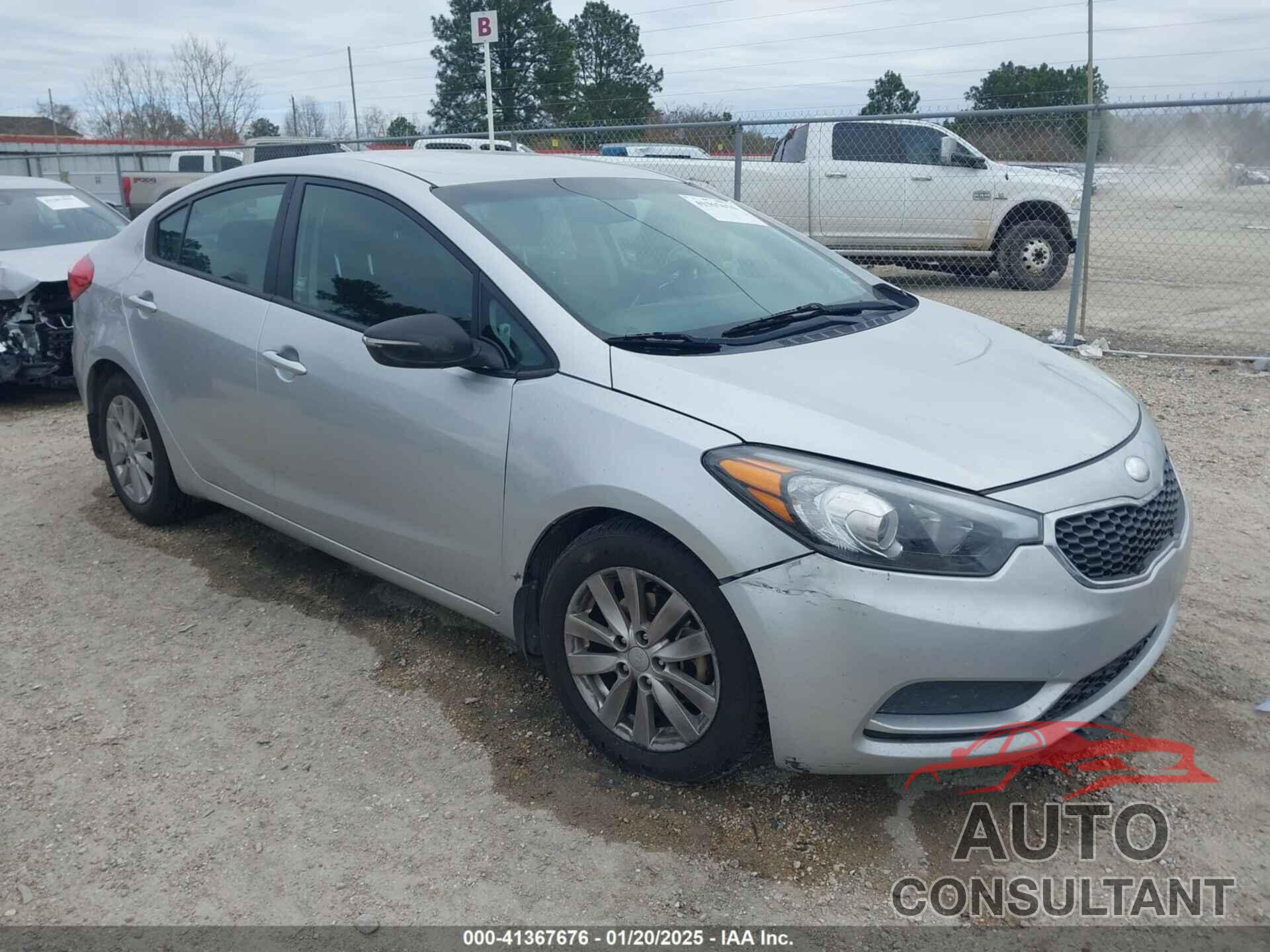 KIA FORTE 2014 - KNAFX4A67E5079206