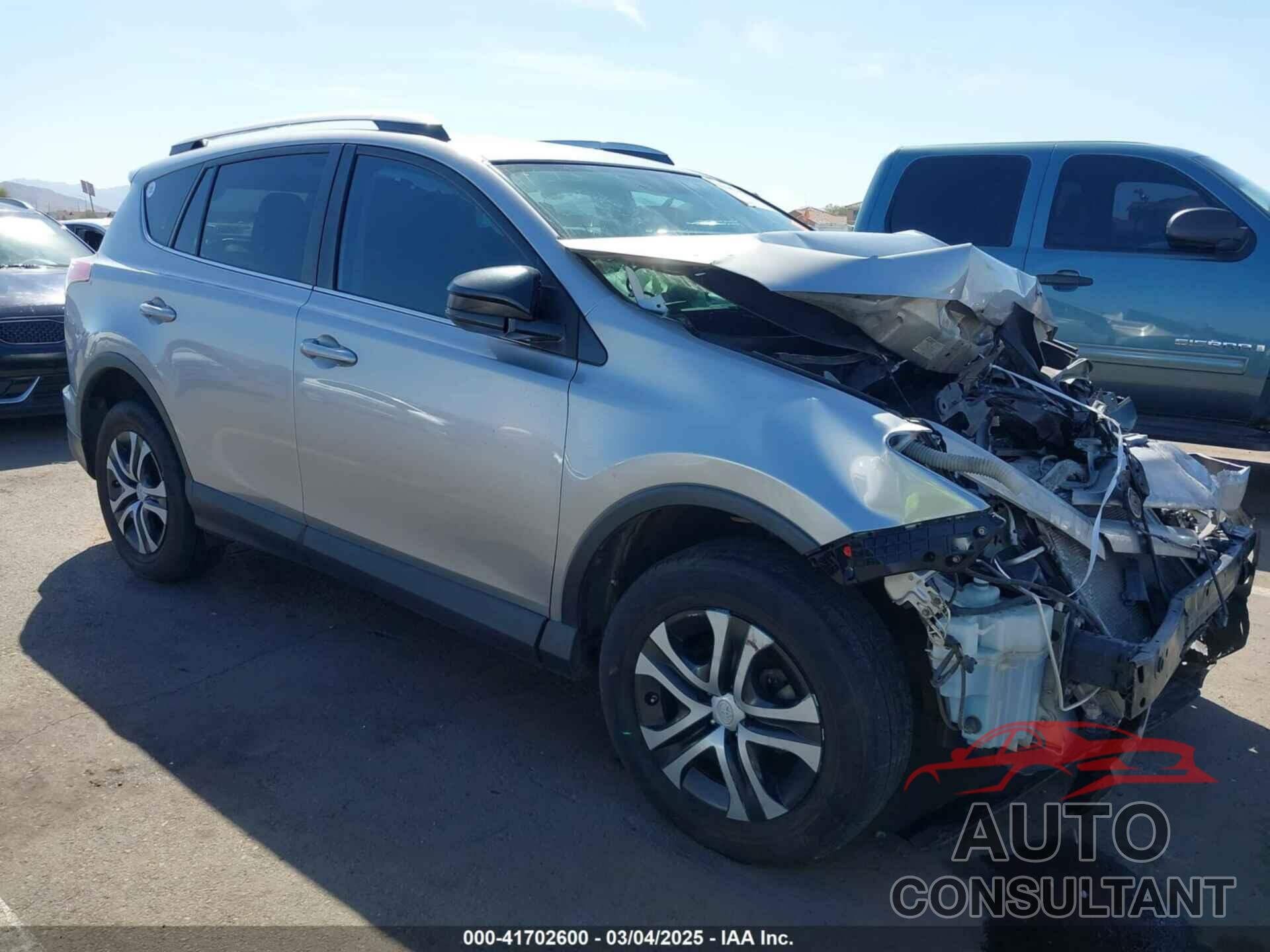TOYOTA RAV4 2016 - 2T3BFREV0GW492874