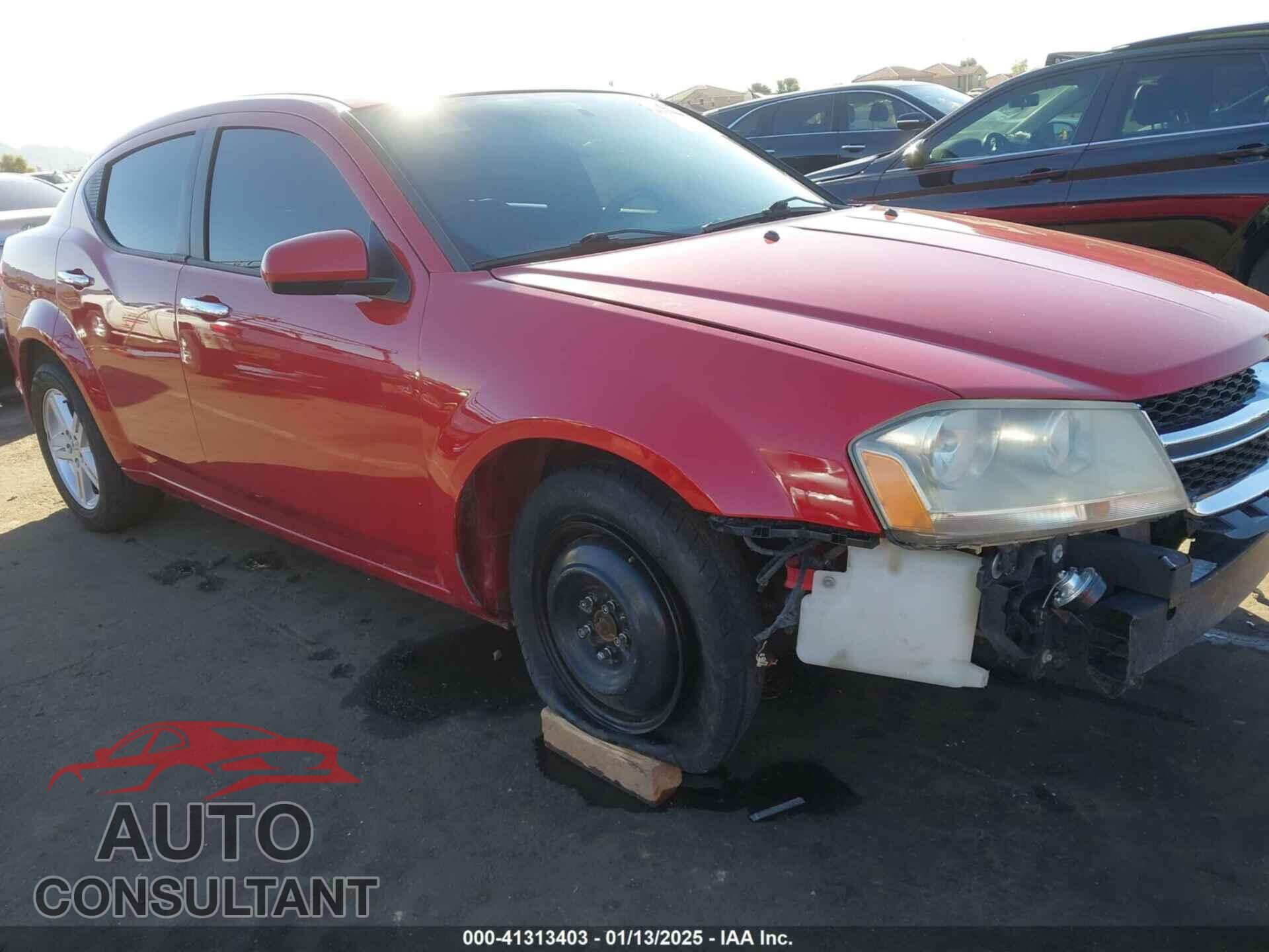 DODGE AVENGER 2013 - 1C3CDZCB1DN623773
