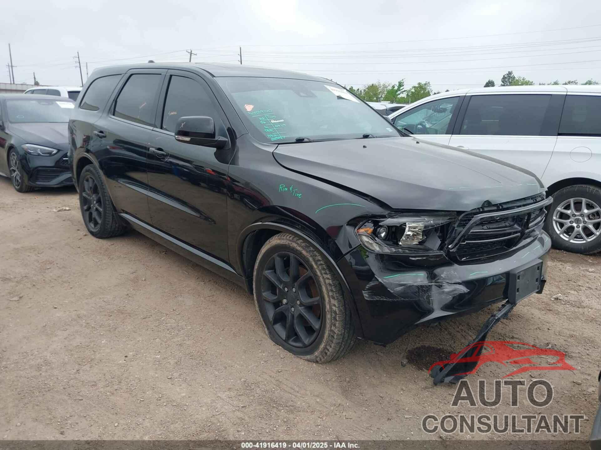 DODGE DURANGO 2017 - 1C4SDHCT8HC752797
