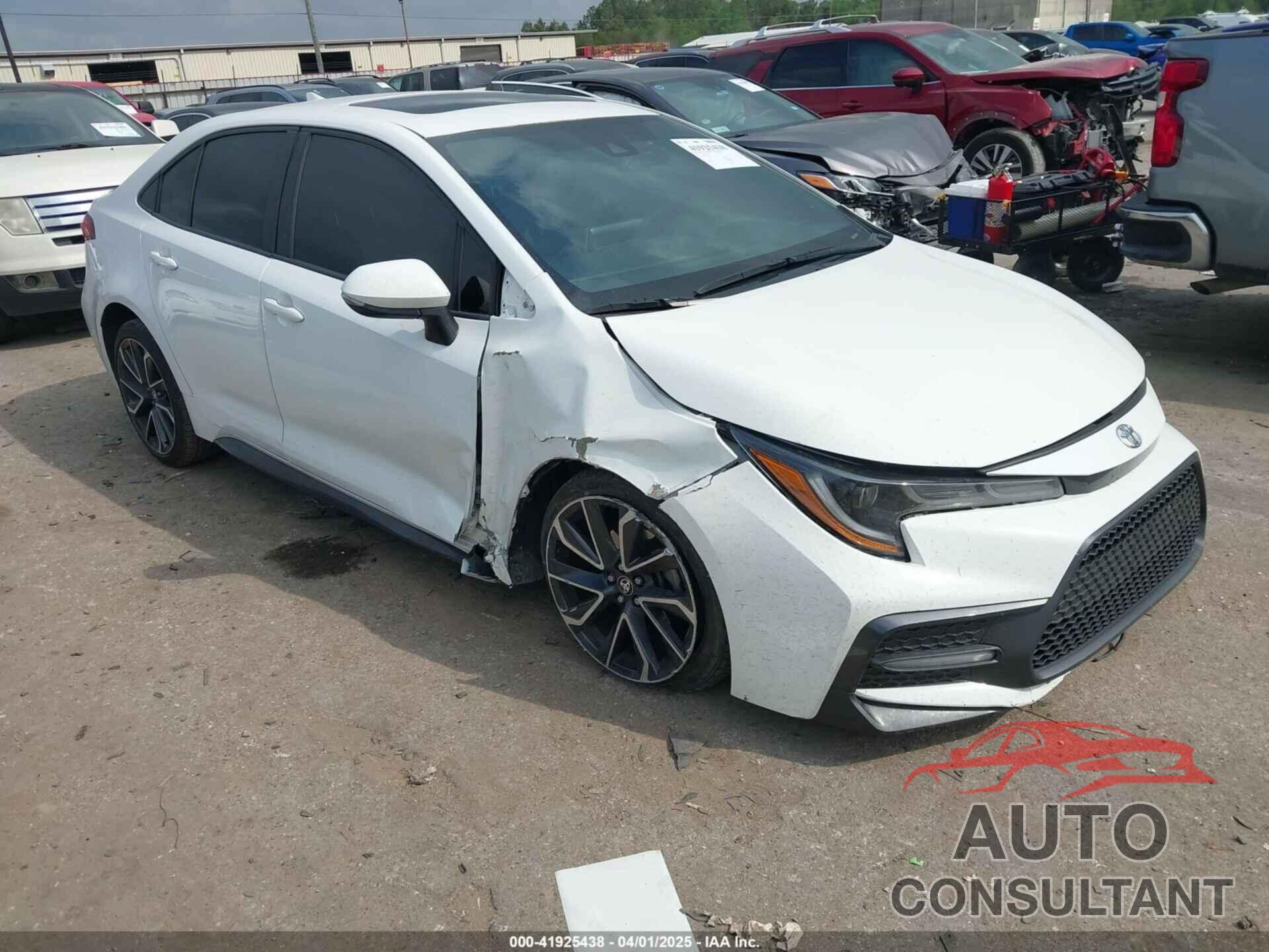 TOYOTA COROLLA 2021 - JTDT4MCE9MJ067874
