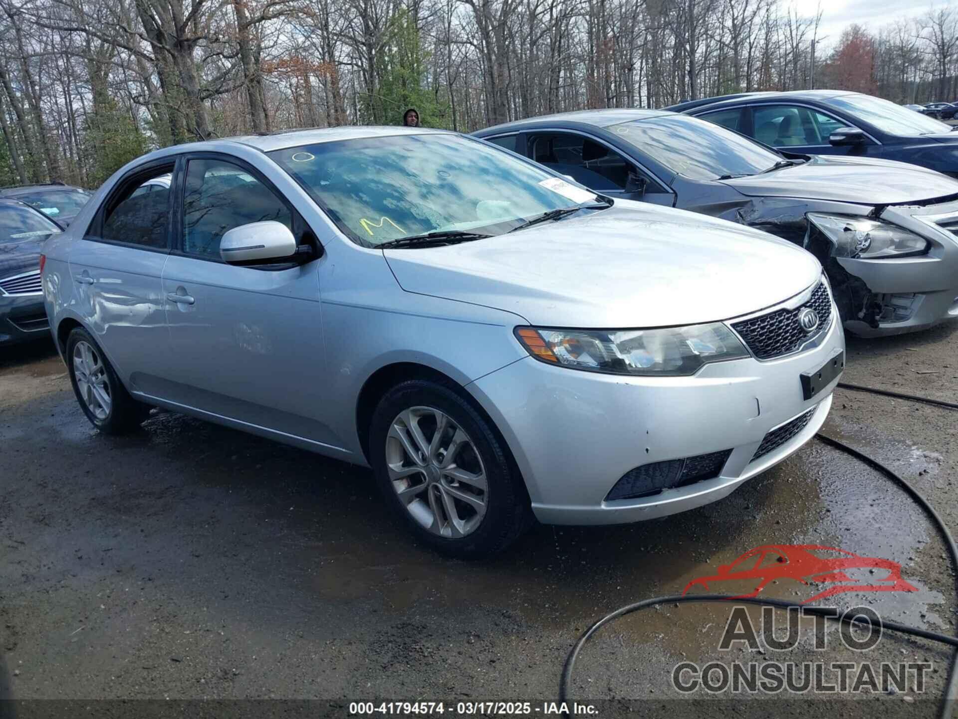 KIA FORTE 2012 - KNAFU4A21C5474386