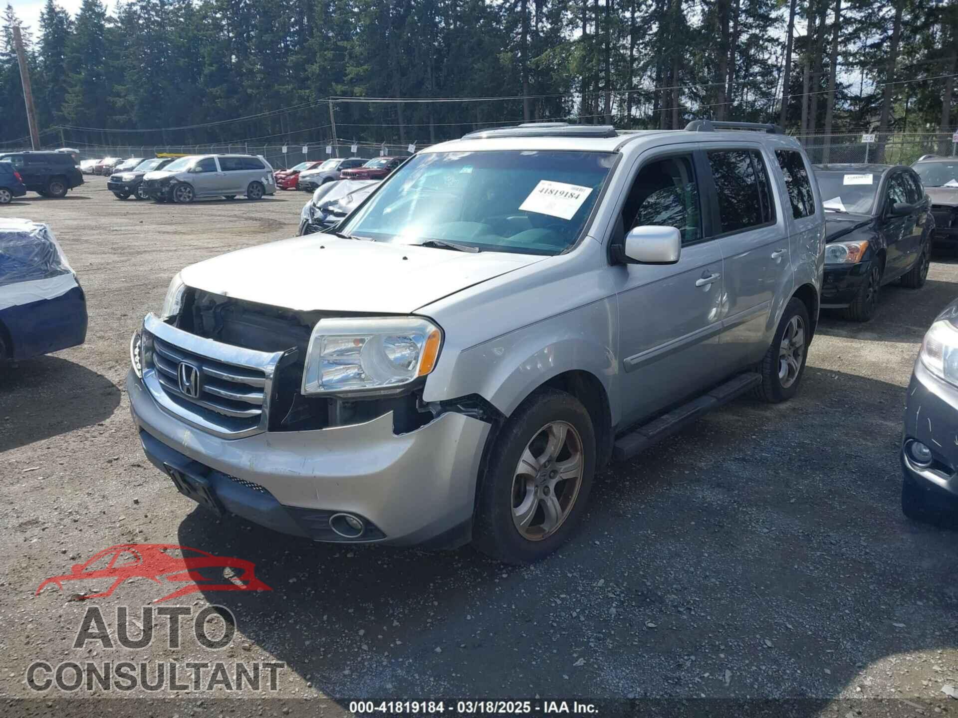 HONDA PILOT 2013 - 5FNYF4H71DB041562