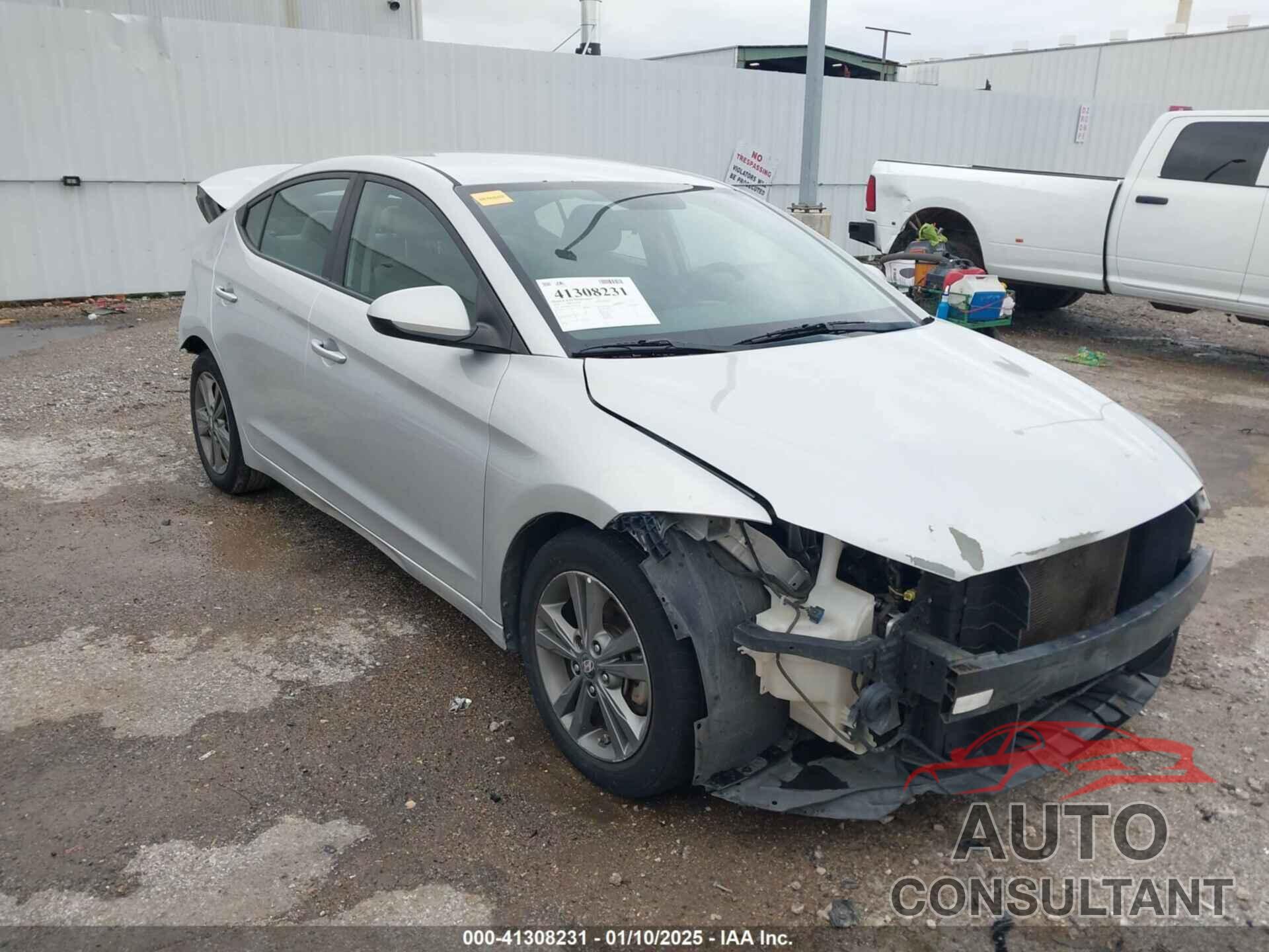 HYUNDAI ELANTRA 2018 - 5NPD84LF0JH248187