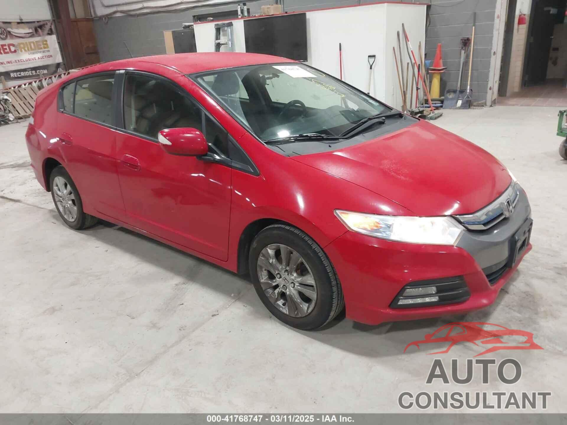 HONDA INSIGHT 2013 - JHMZE2H79DS000495