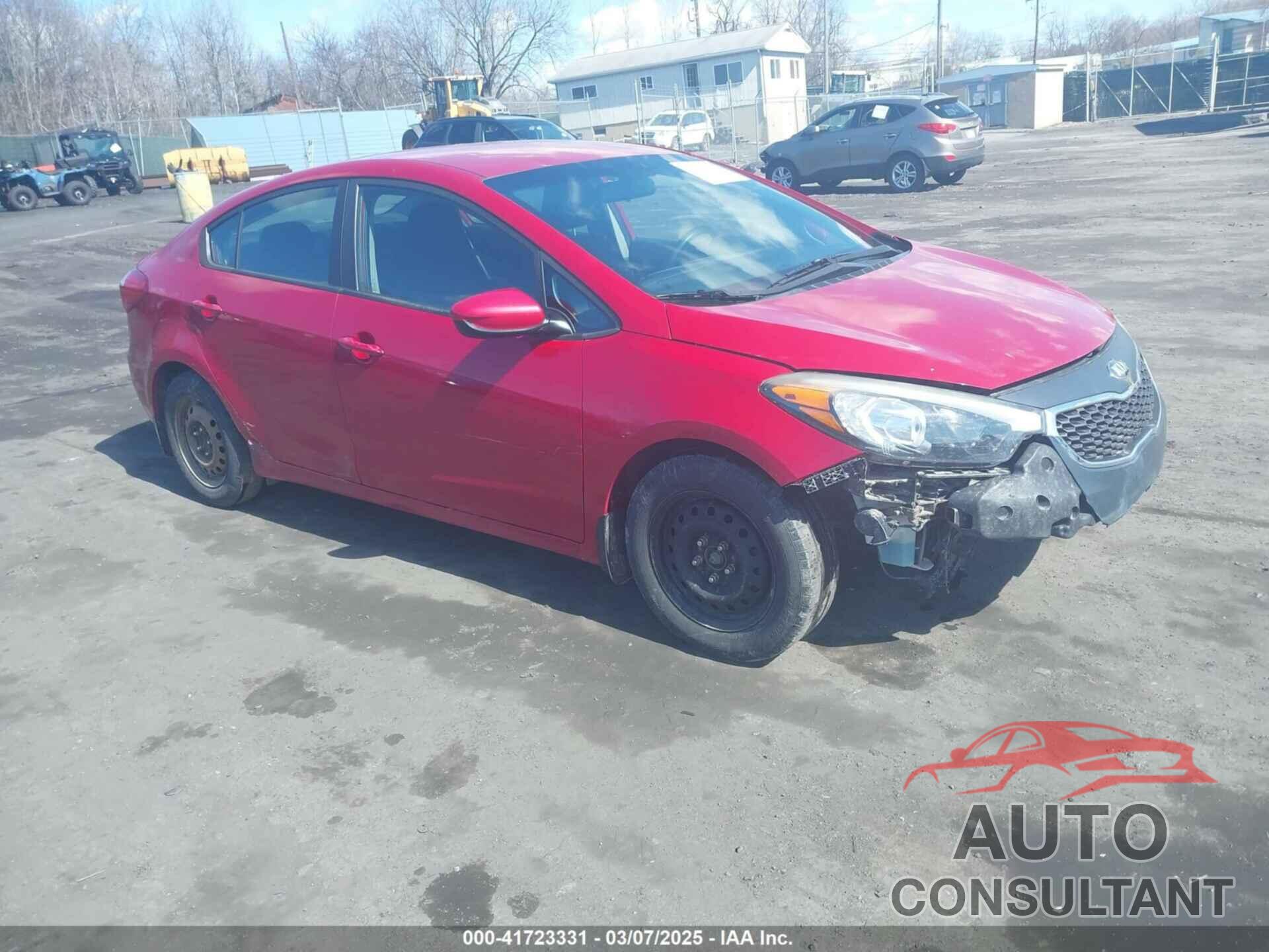 KIA FORTE 2016 - KNAFK4A64G5541688