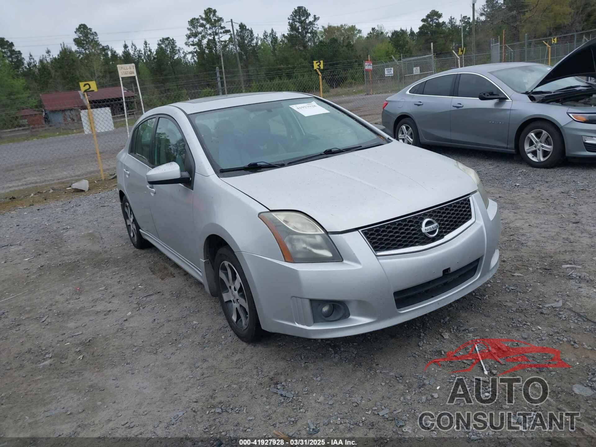 NISSAN SENTRA 2012 - 3N1AB6AP3CL681357