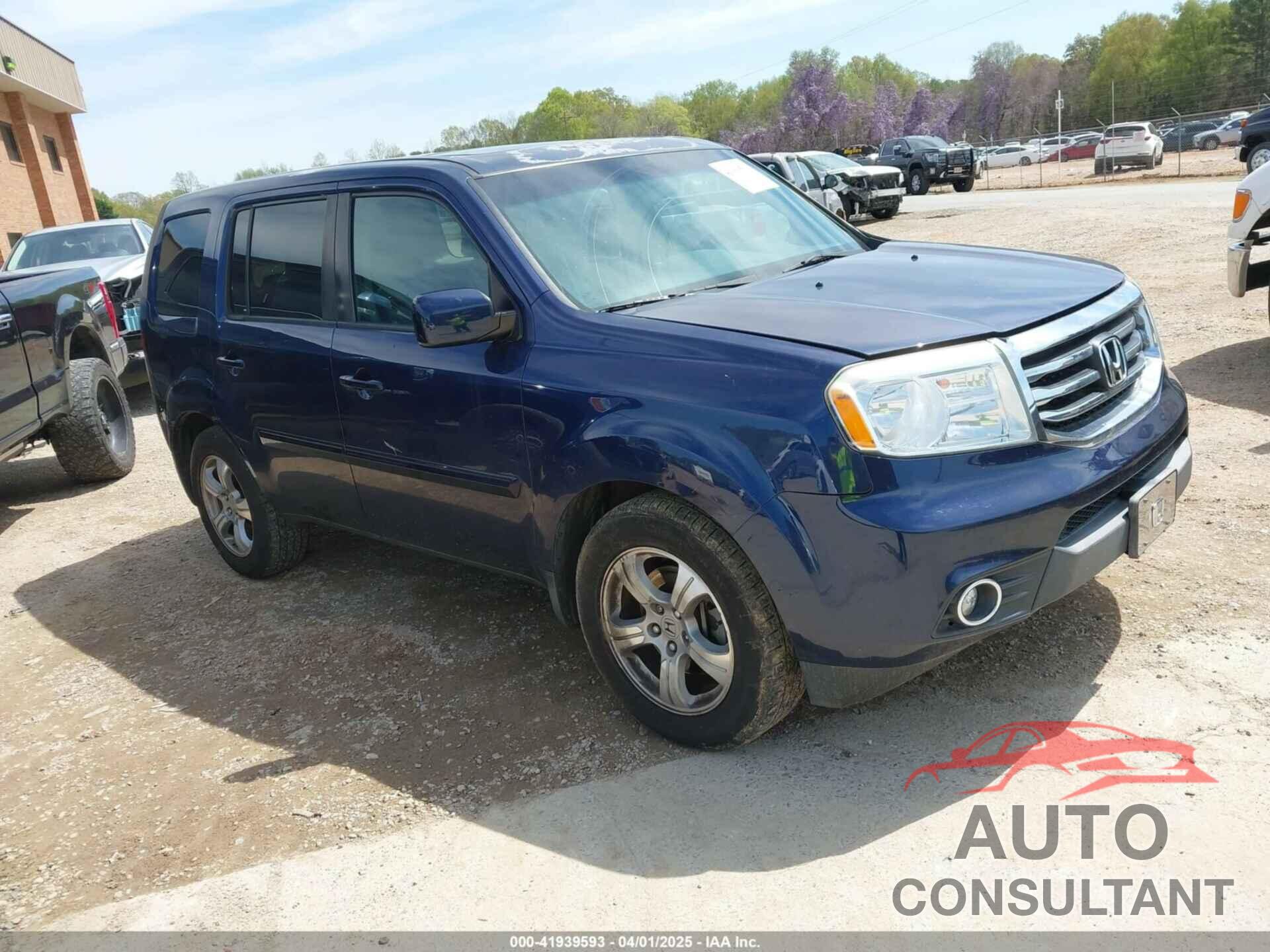 HONDA PILOT 2013 - 5FNYF3H53DB036789