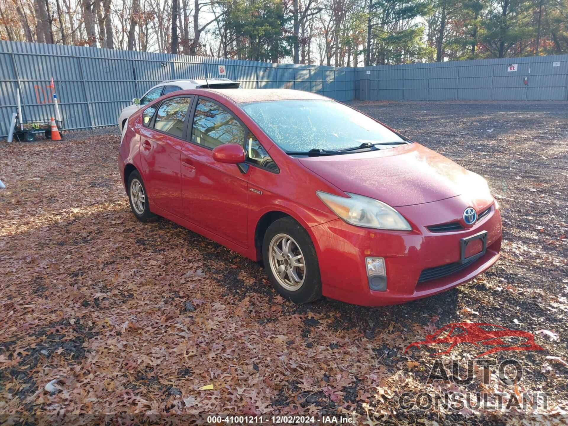 TOYOTA PRIUS 2011 - JTDKN3DU7B1384333