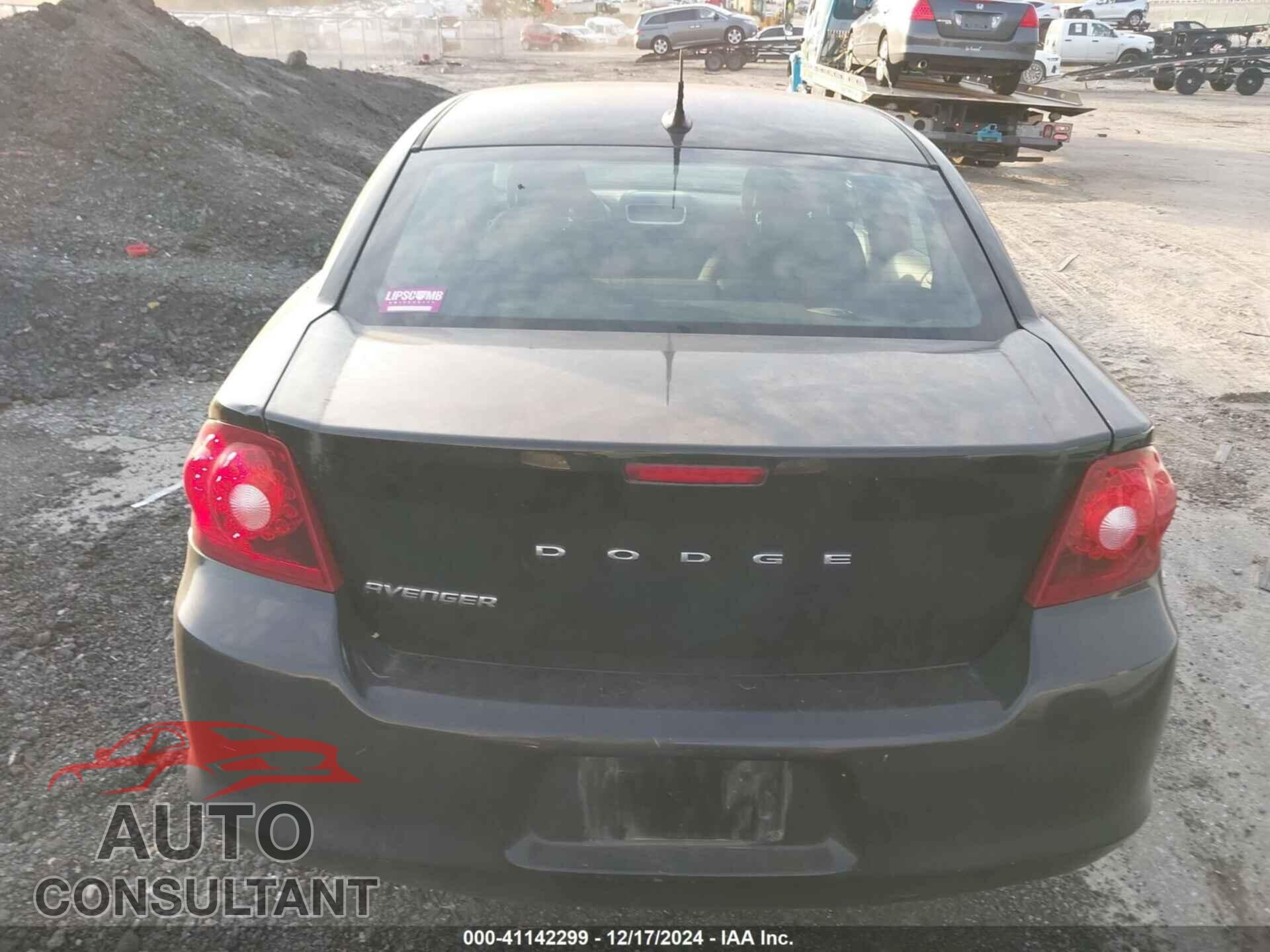 DODGE AVENGER 2011 - 1B3BD4FB7BN578620