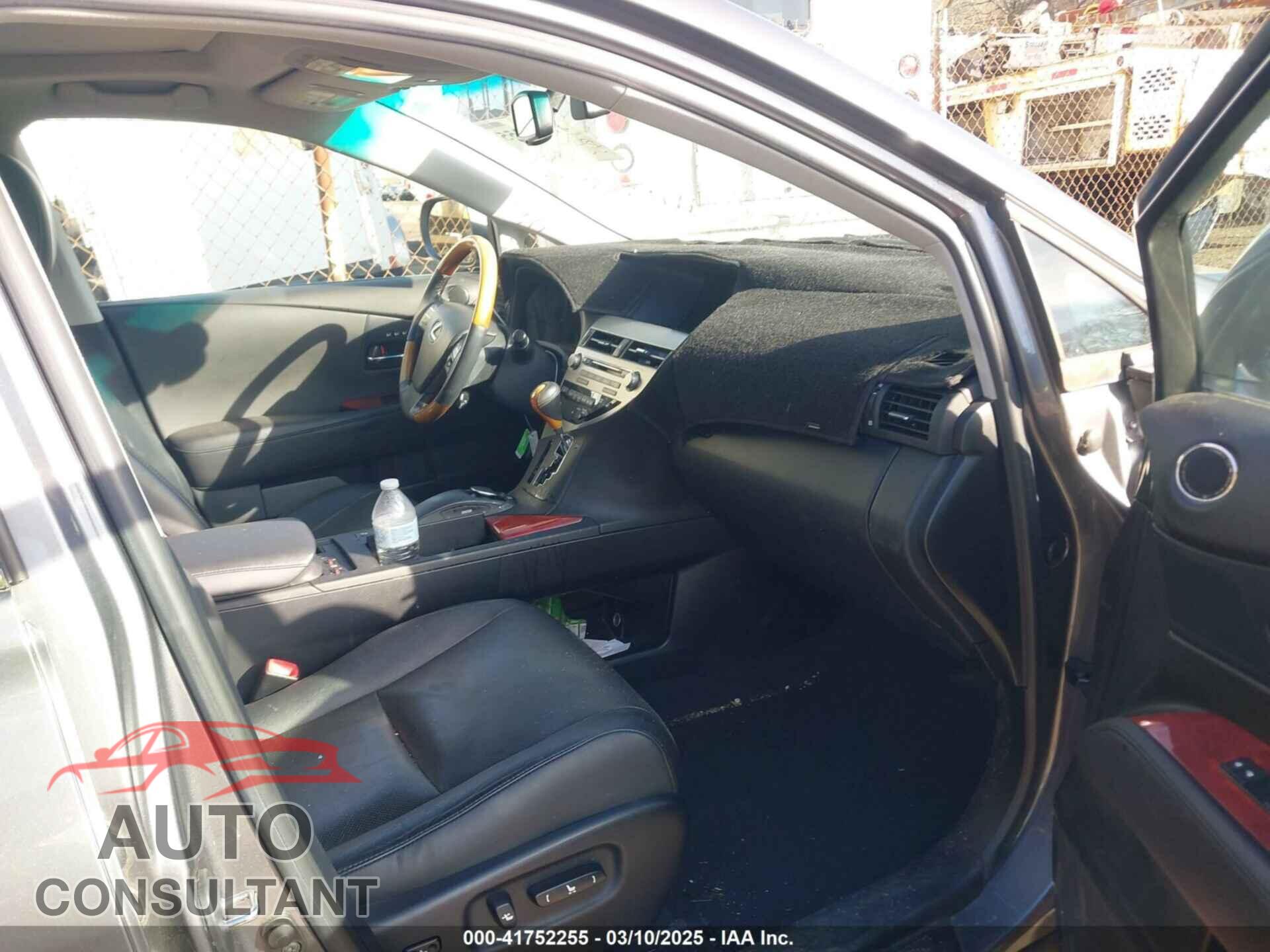 LEXUS RX 350 2012 - 2T2BK1BA6CC141448