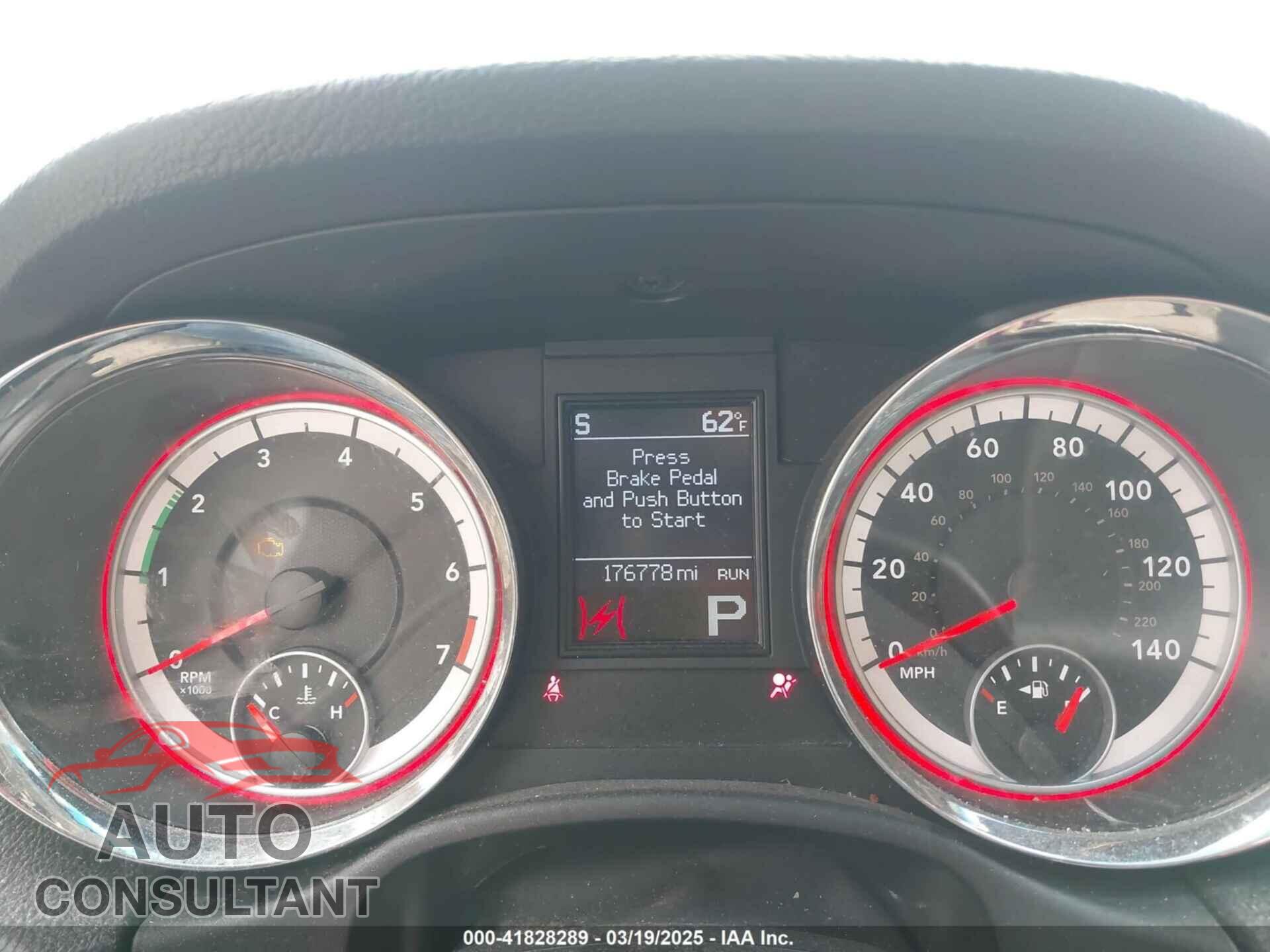 DODGE DURANGO 2013 - 1C4RDJEG7DC687196