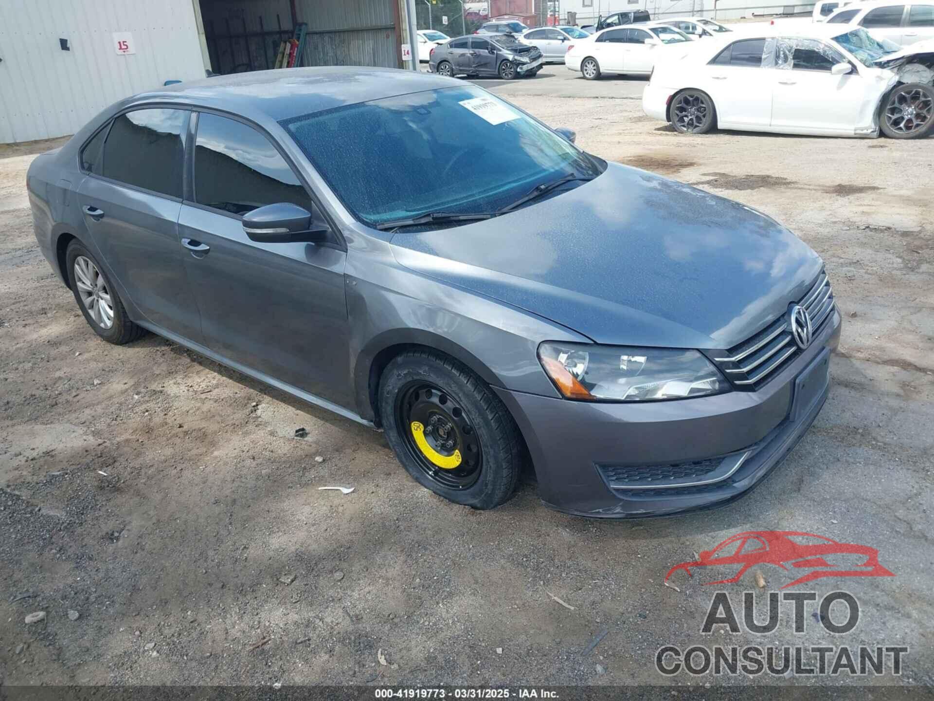 VOLKSWAGEN PASSAT 2014 - 1VWAT7A39EC109525