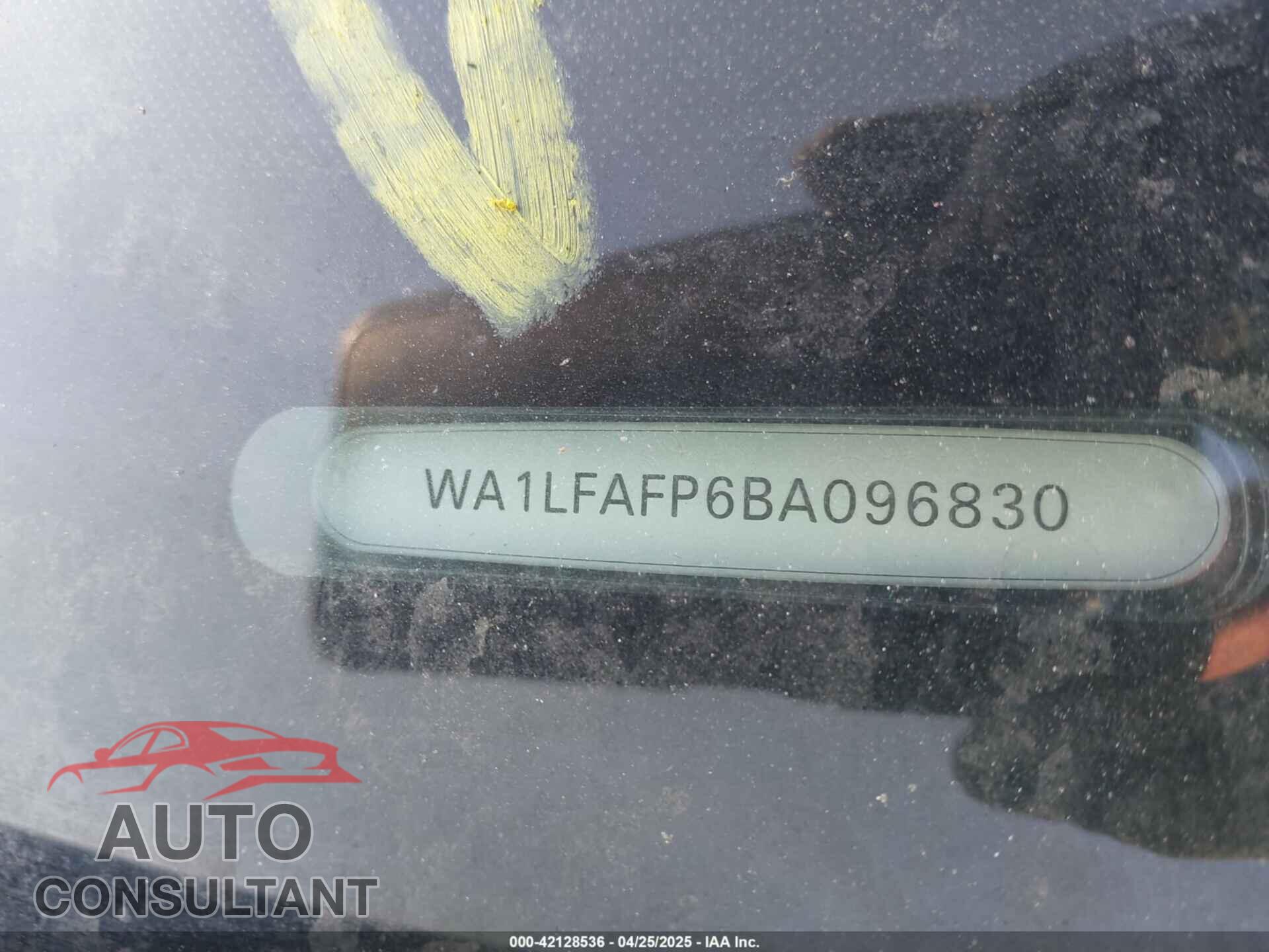 AUDI Q5 2011 - WA1LFAFP6BA096830