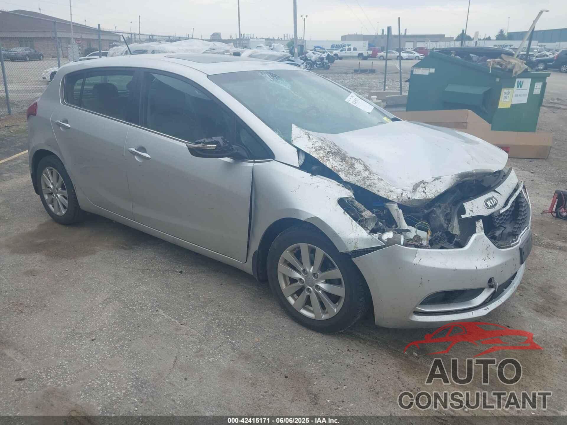 KIA FORTE 2014 - KNAFX5A83E5164941