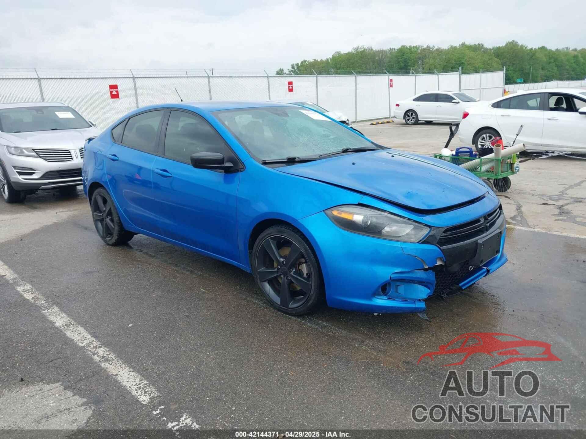 DODGE DART 2015 - 1C3CDFBB1FD422884