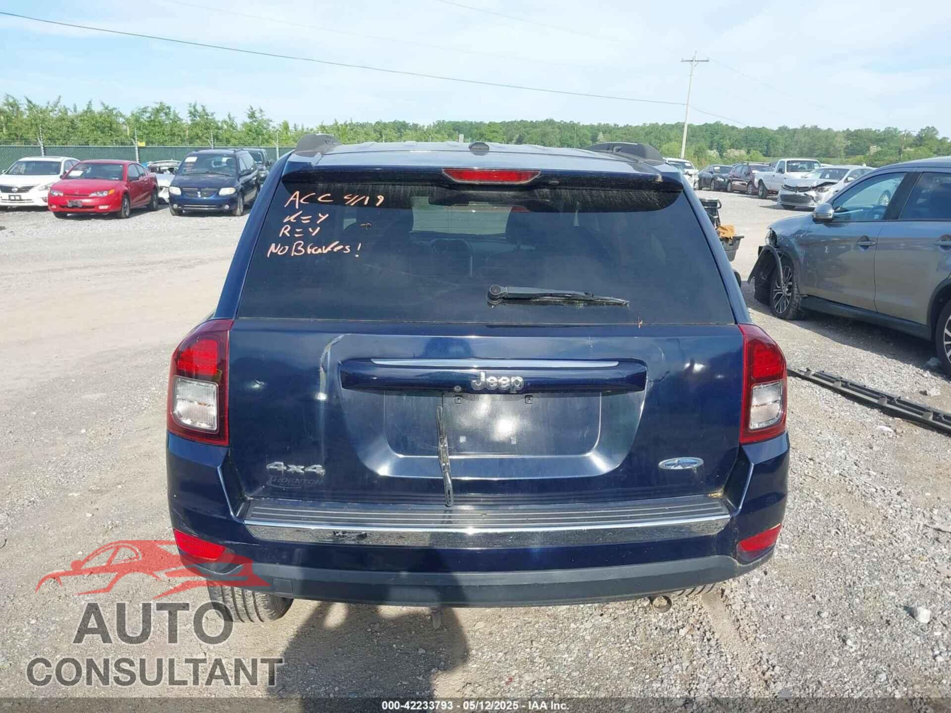 JEEP COMPASS 2015 - 1C4NJDEB8FD340471