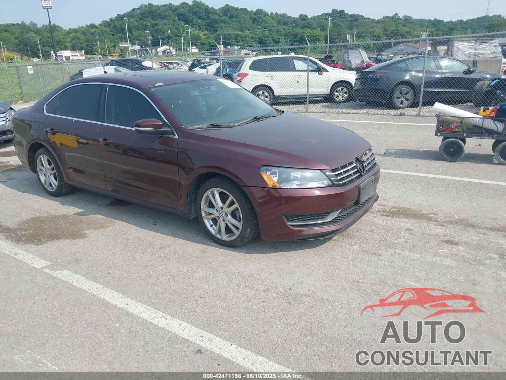 VOLKSWAGEN PASSAT 2014 - 1VWBN7A34EC021285