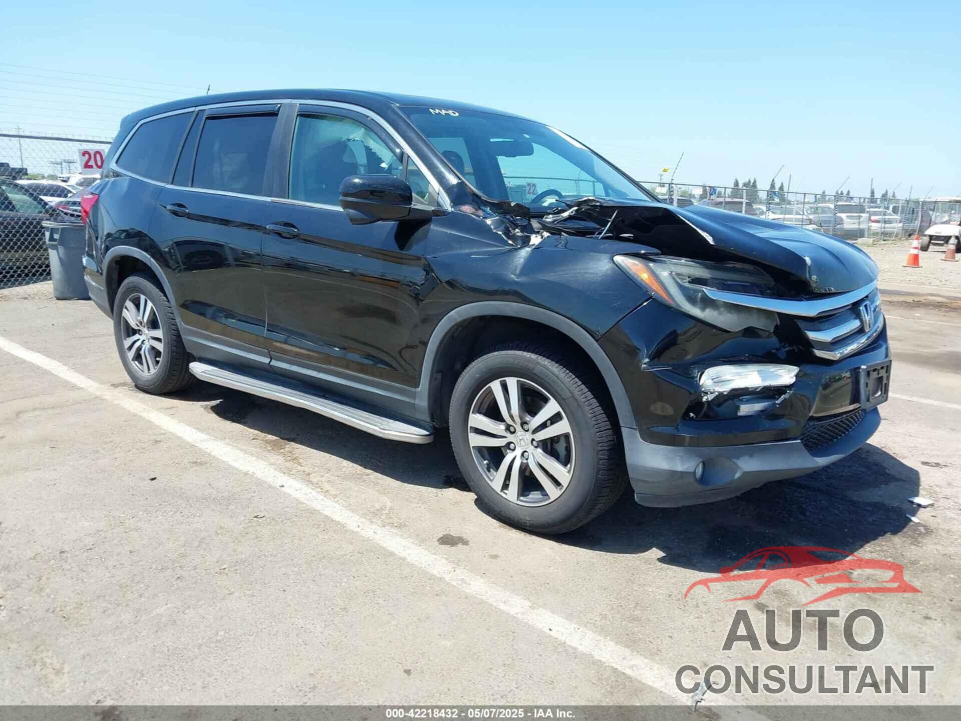 HONDA PILOT 2016 - 5FNYF6H52GB079283
