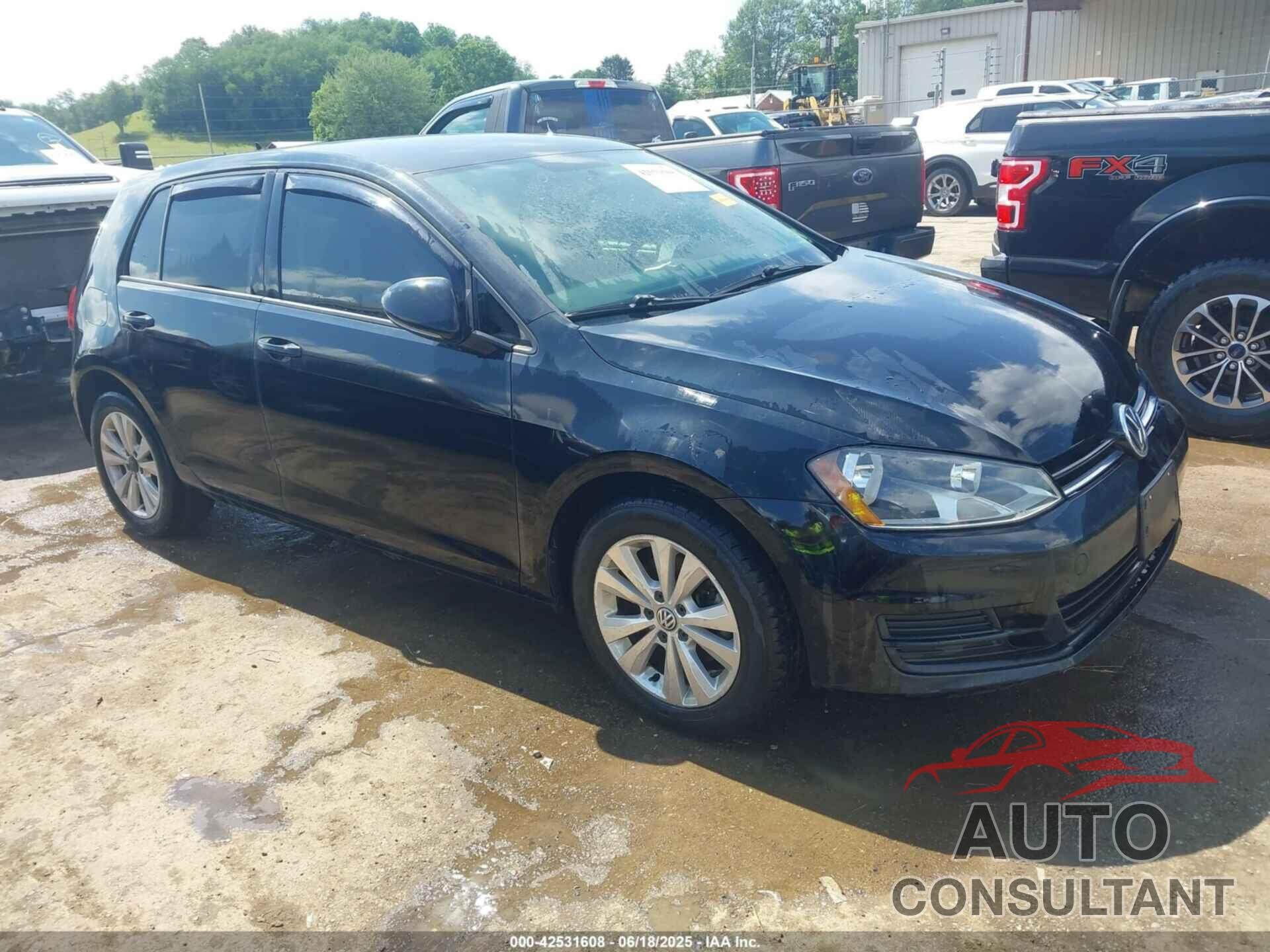 VOLKSWAGEN GOLF 2015 - 3VW2A7AU5FM060634