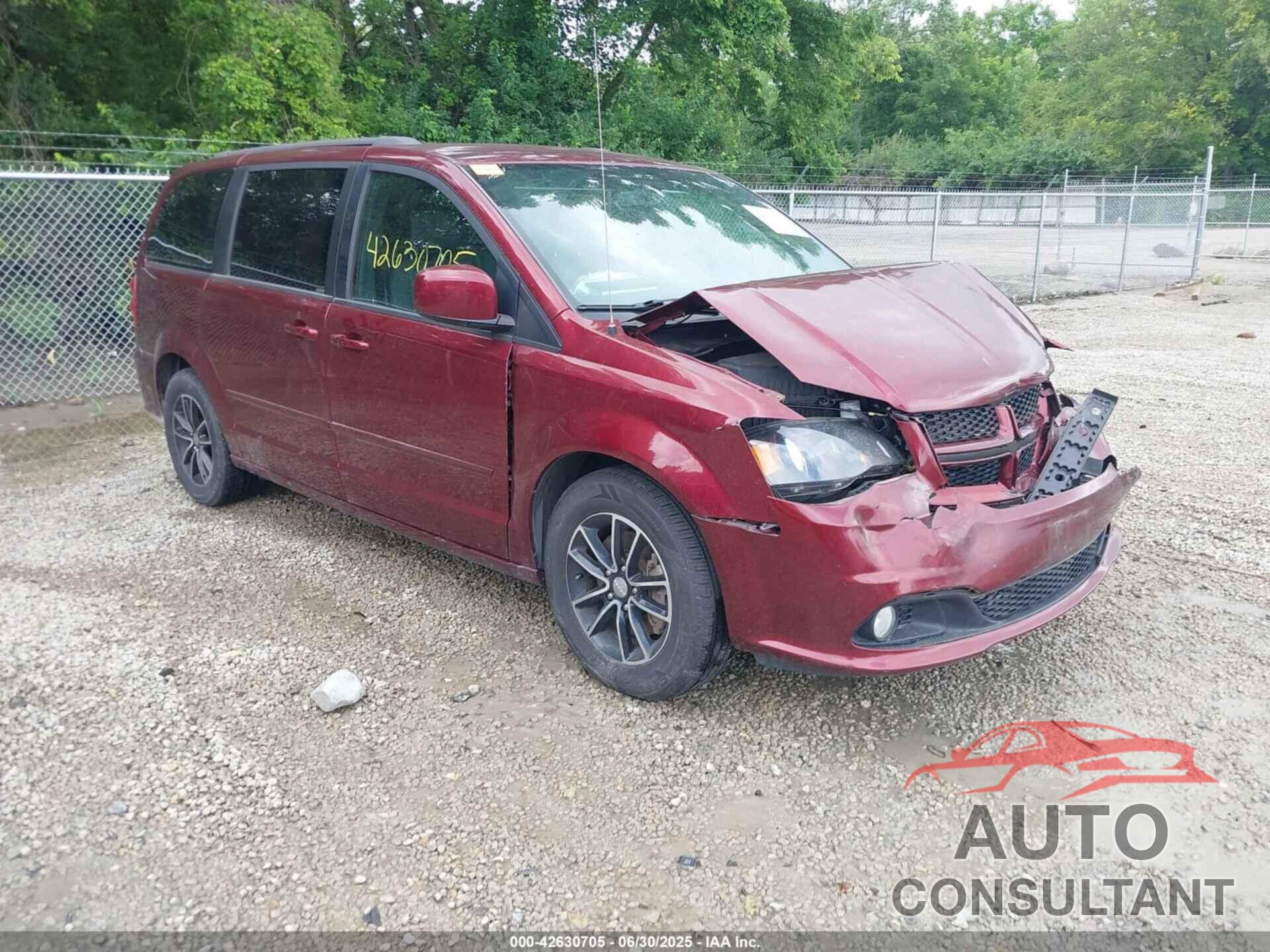 DODGE GRAND CARAVAN 2017 - 2C4RDGEG2HR619078