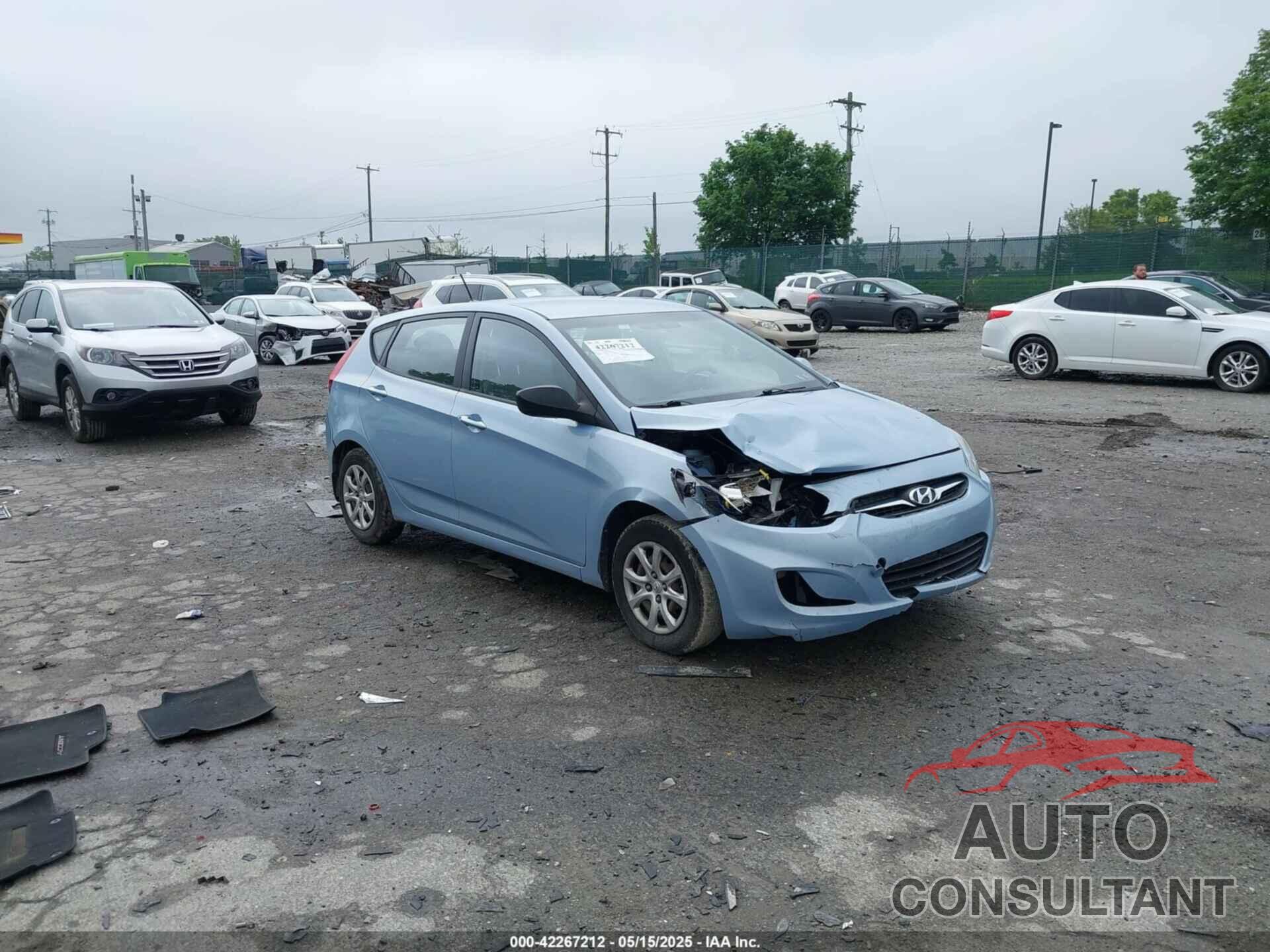 HYUNDAI ACCENT 2012 - KMHCT5AE4CU057239