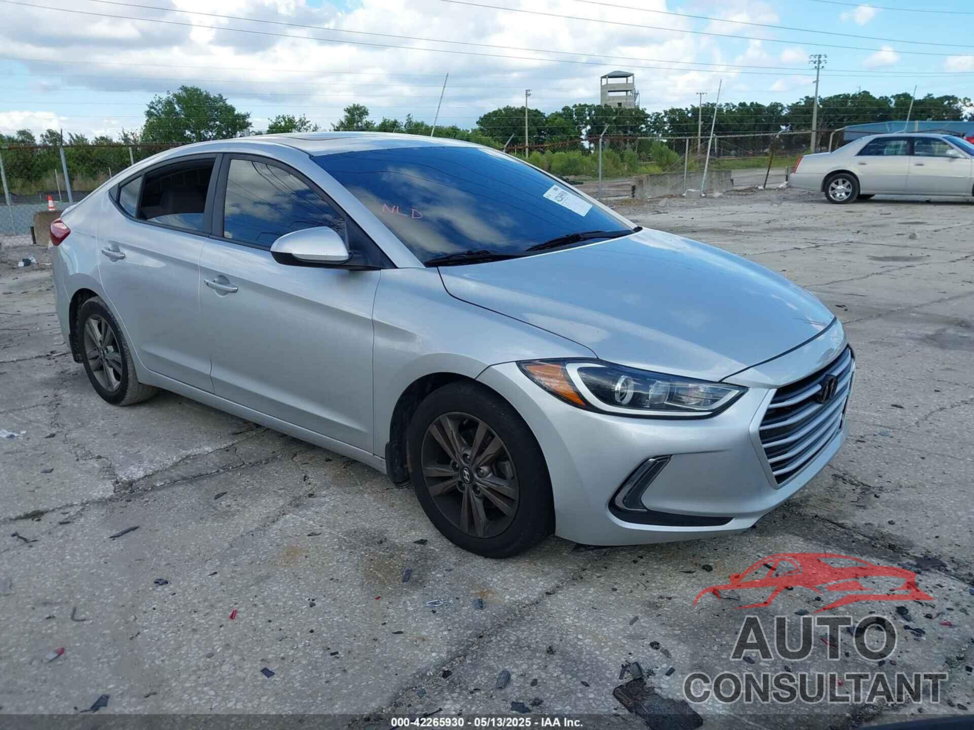 HYUNDAI ELANTRA 2018 - 5NPD84LFXJH229338