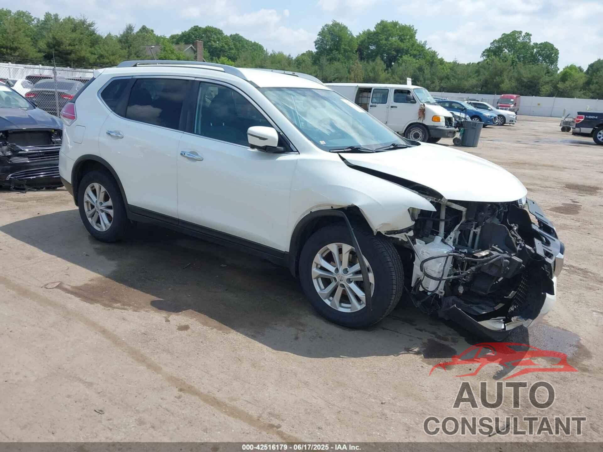 NISSAN ROGUE 2016 - KNMAT2MV0GP726584