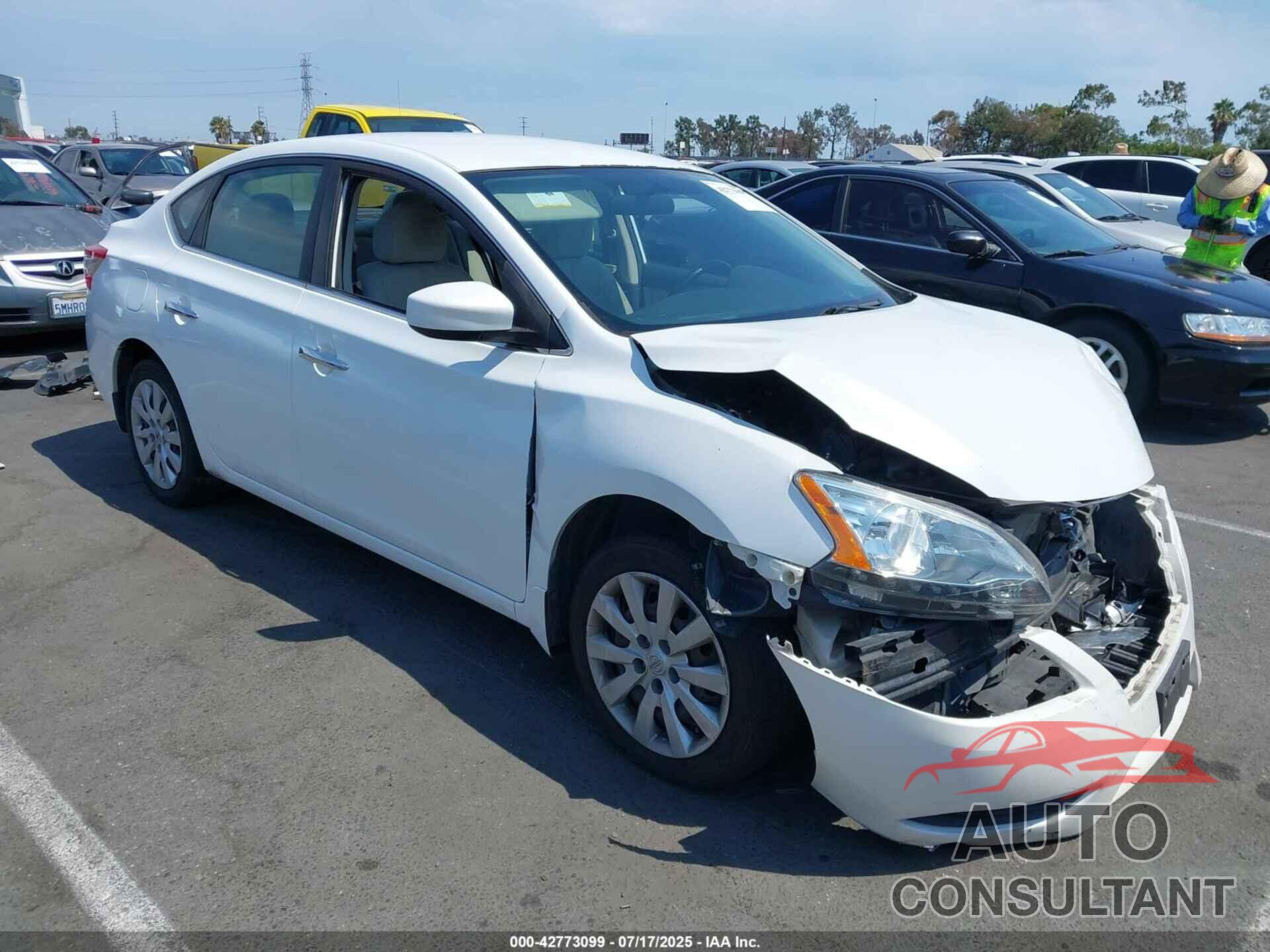 NISSAN SENTRA 2015 - 3N1AB7AP3FY285880