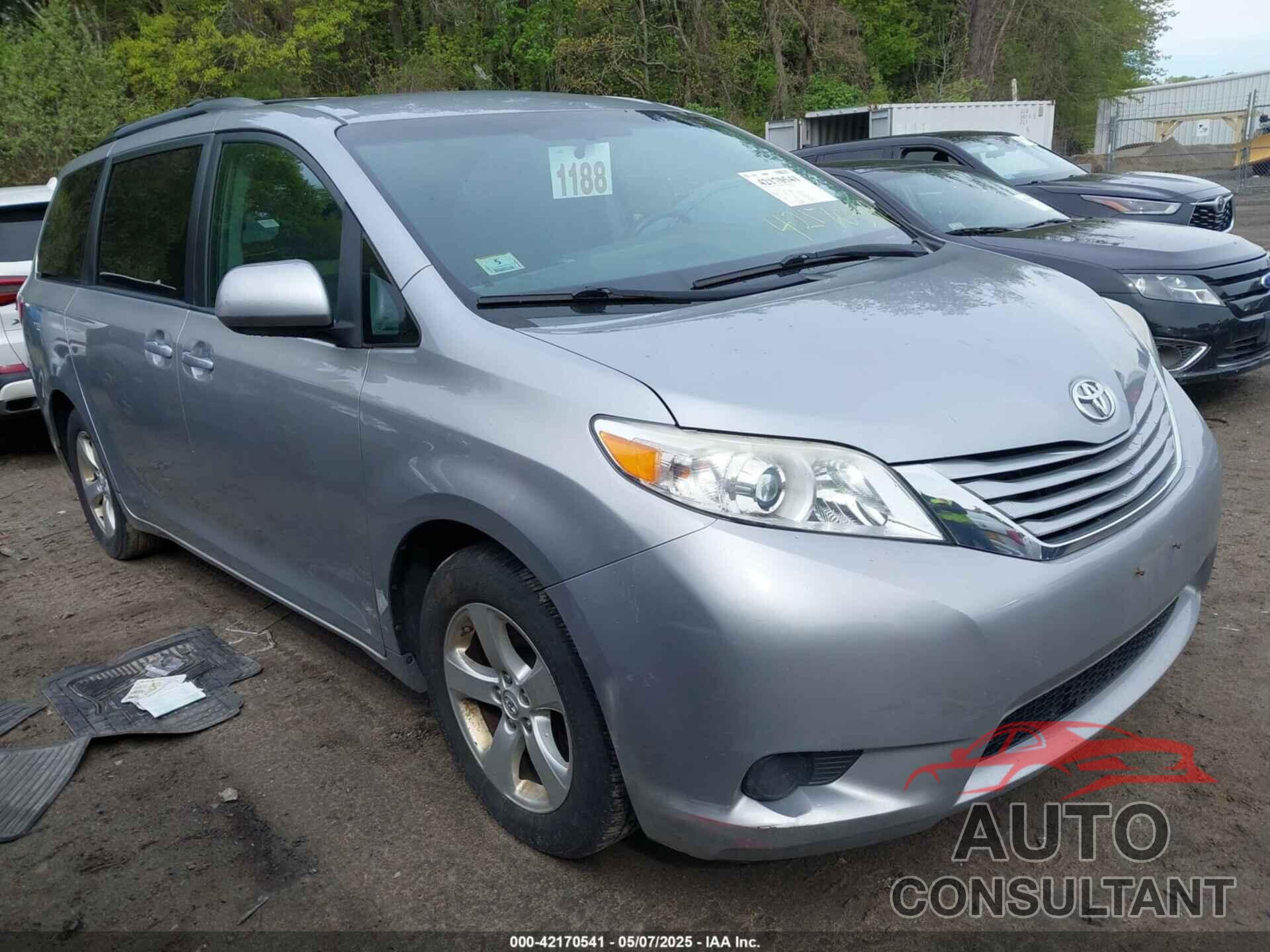 TOYOTA SIENNA 2016 - 5TDKK3DCXGS720356