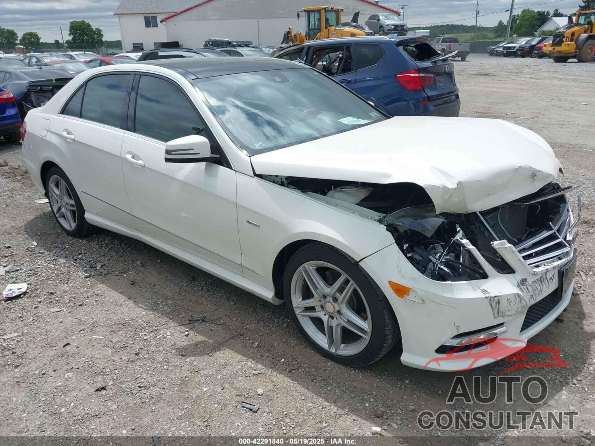 MERCEDES-BENZ E 350 2012 - WDDHF8JBXCA631343