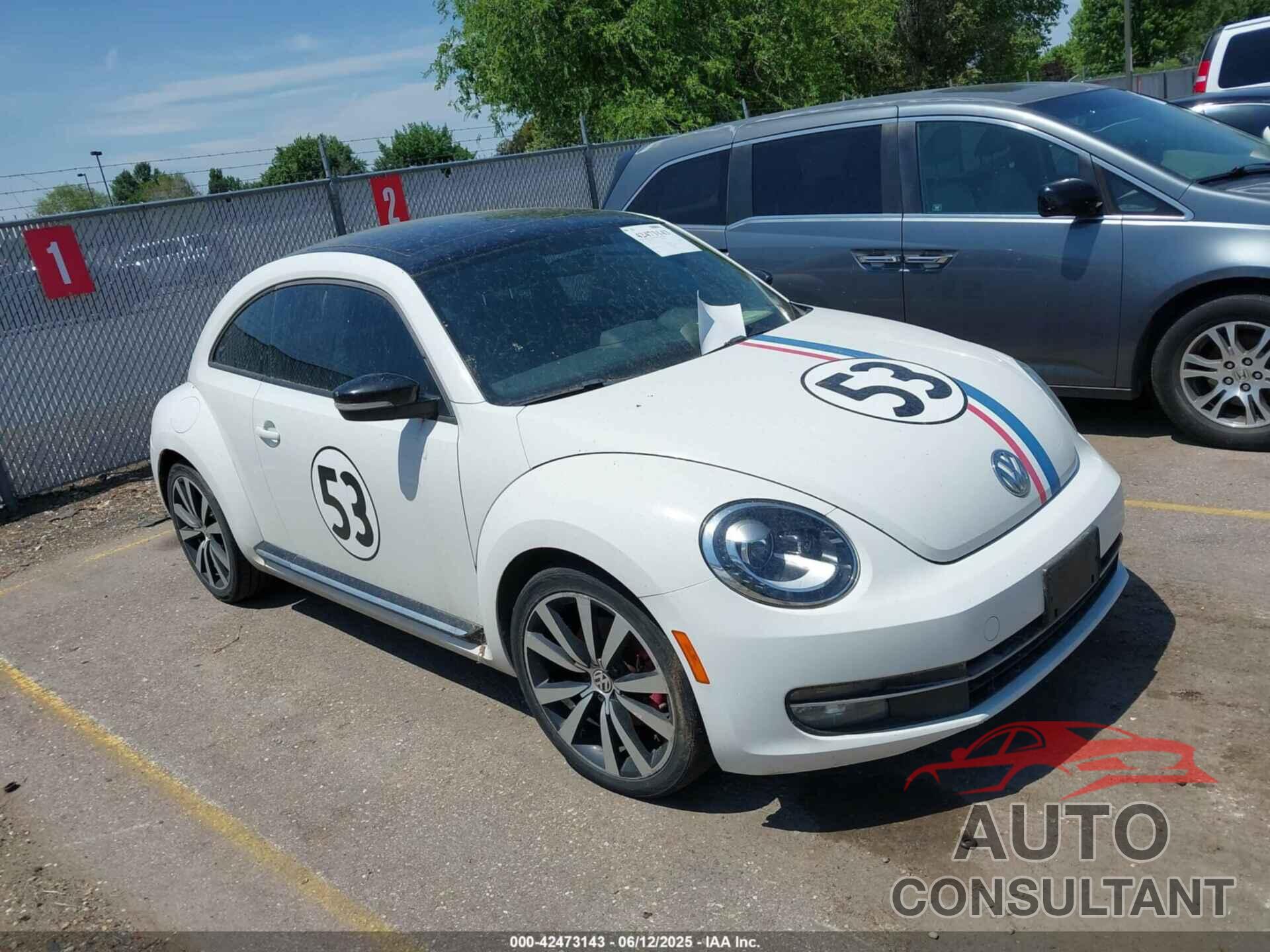 VOLKSWAGEN BEETLE 2012 - 3VWV67AT7CM645412