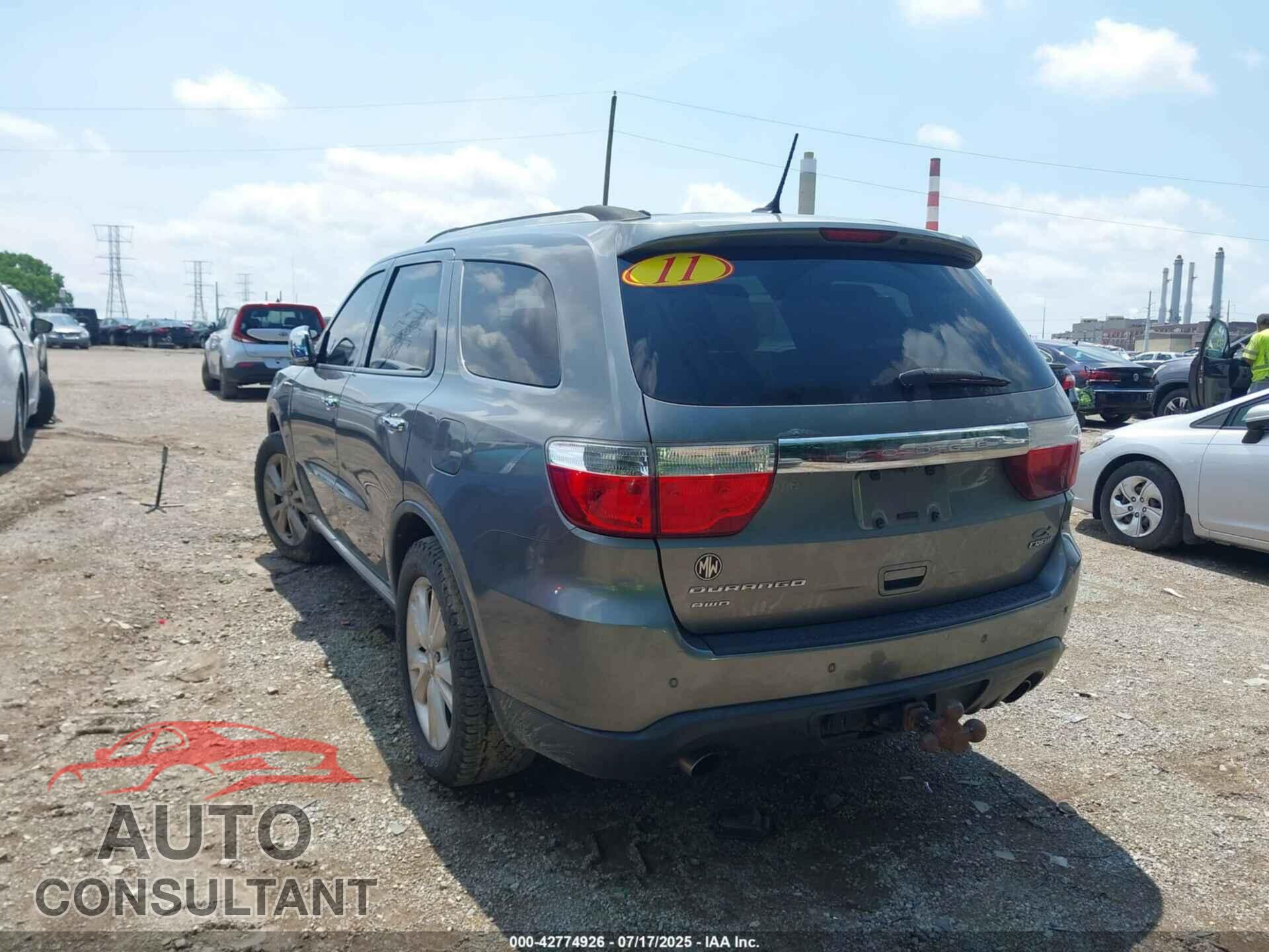 DODGE DURANGO 2011 - 1D4SE4GT6BC635133