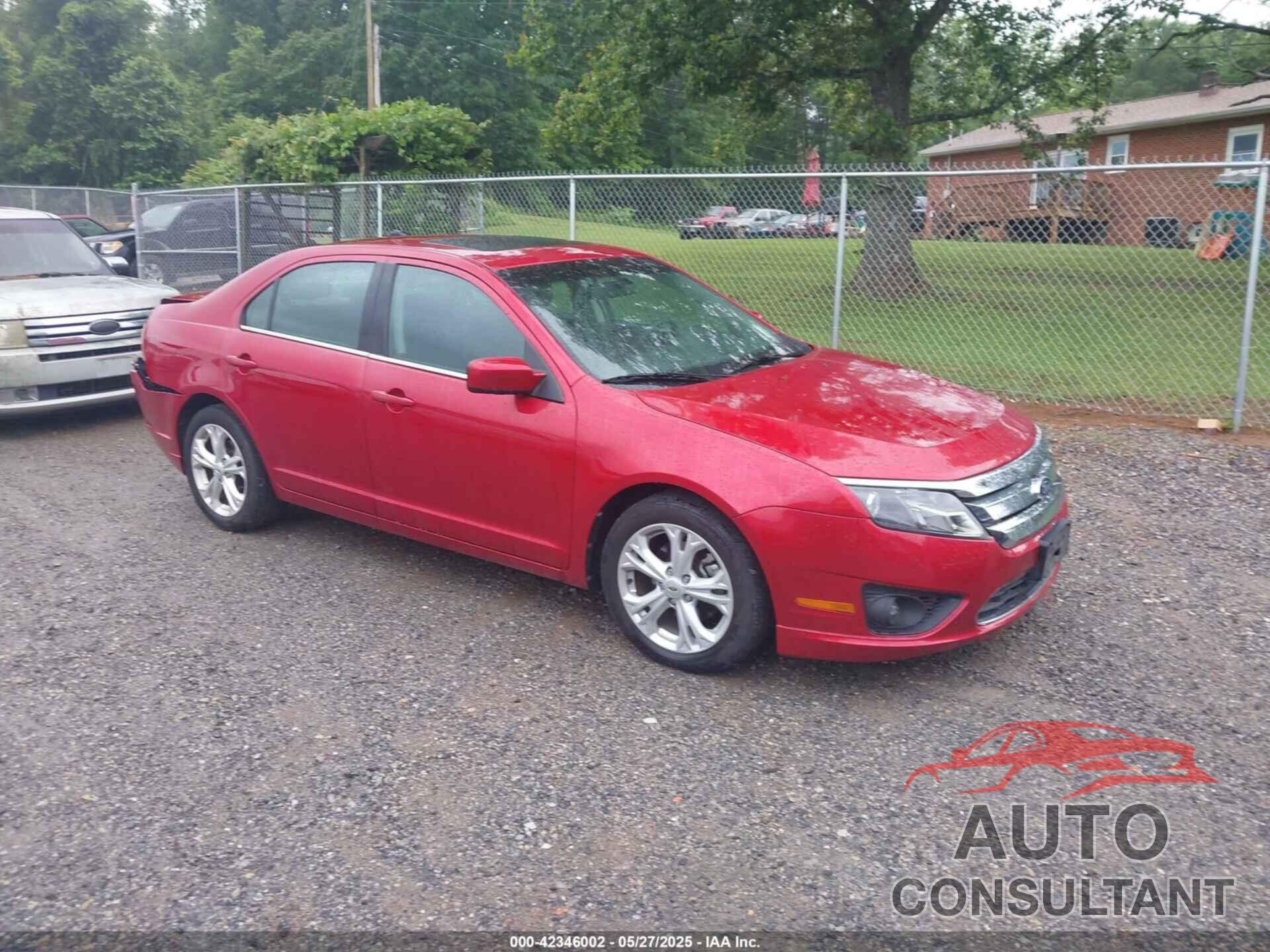 FORD FUSION 2012 - 3FAHP0HA2CR392890