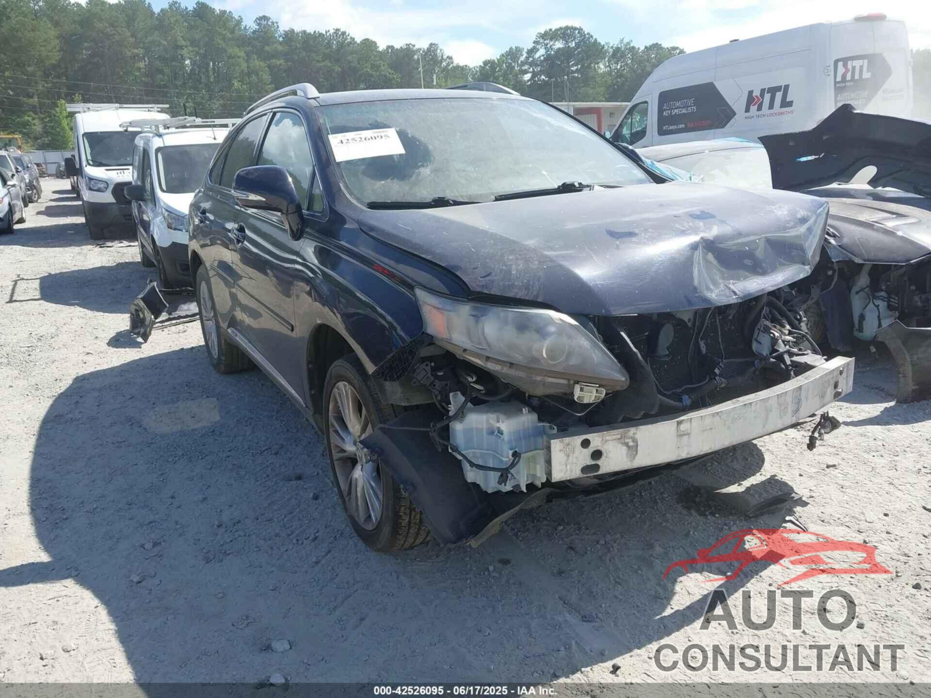 LEXUS RX 450H 2010 - JTJBC1BA2A2025920