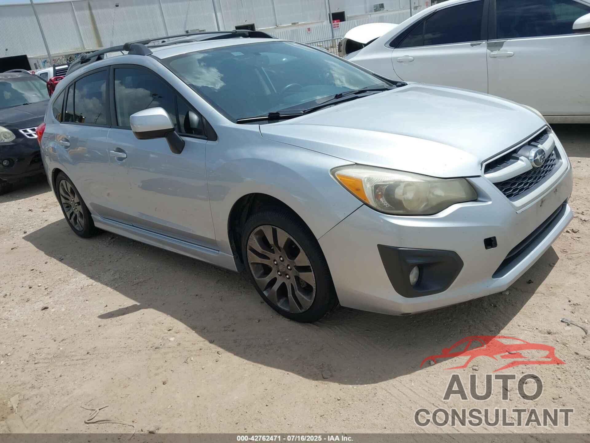 SUBARU IMPREZA 2013 - JF1GPAL65D2876398